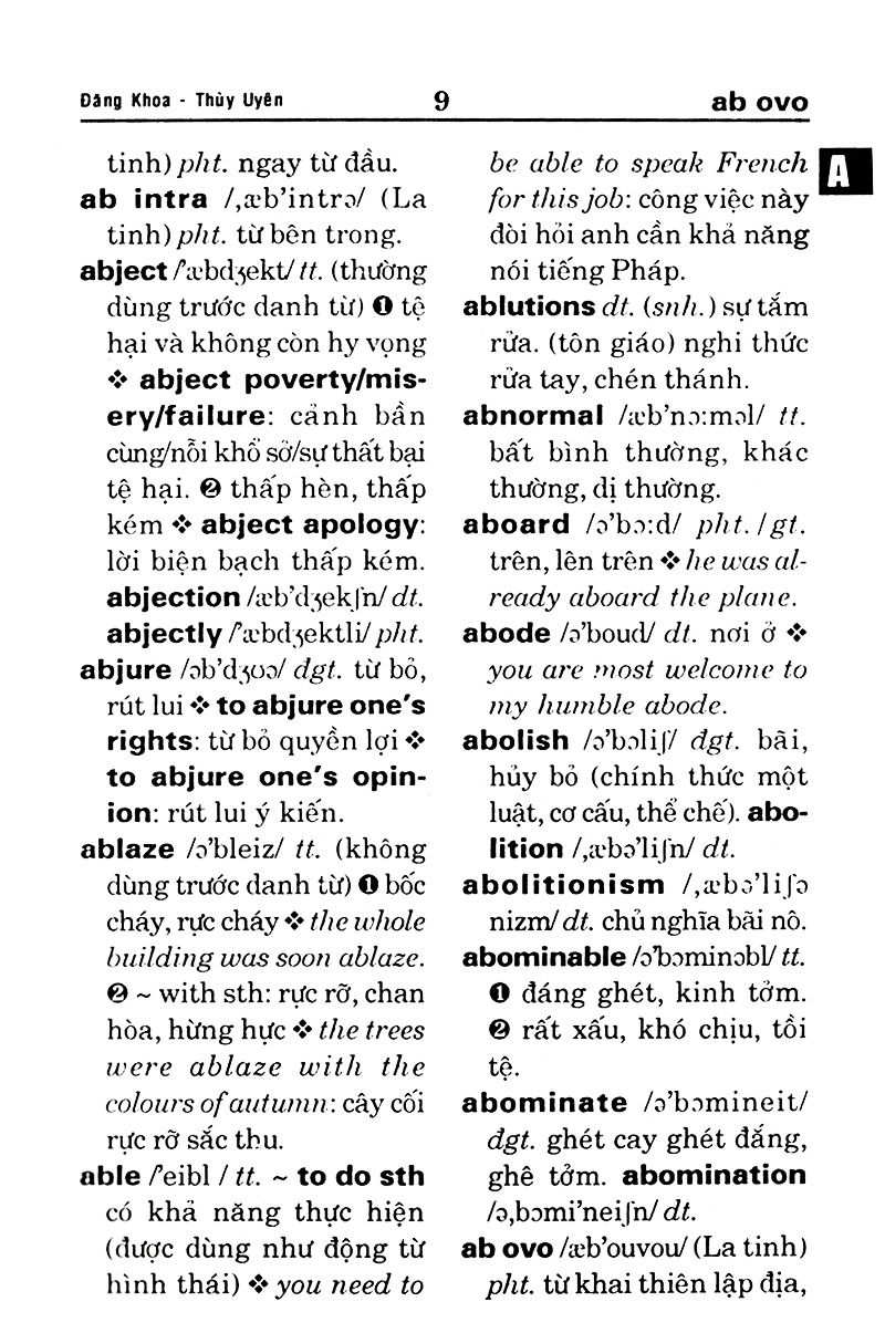 từ điển anh - việt (khoảng 61.000 từ)