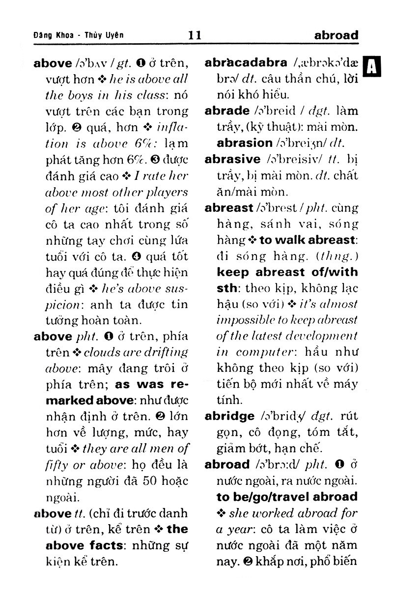 từ điển anh - việt (khoảng 61.000 từ)