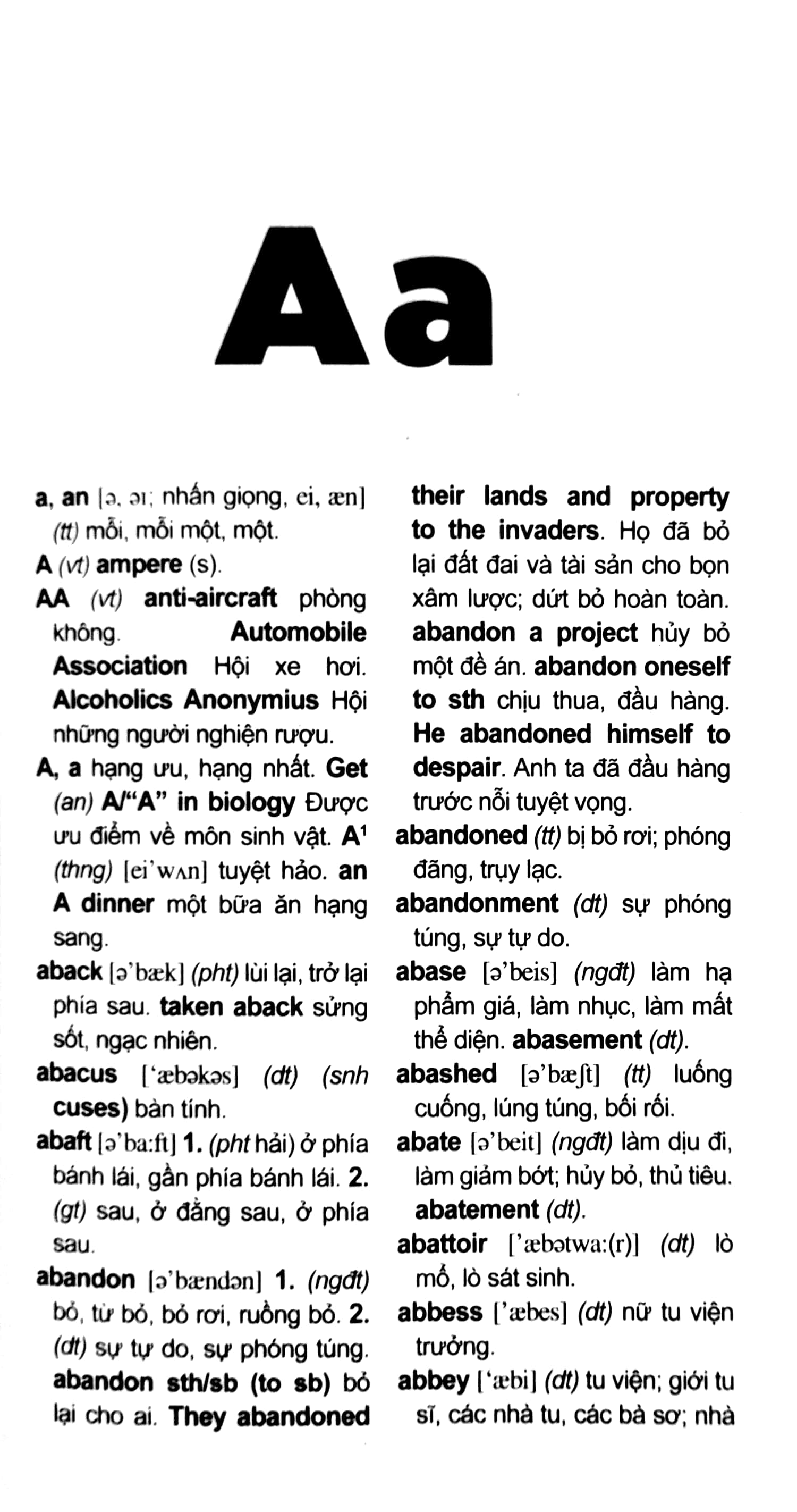 từ điển anh - việt (khoảng 70.000 mục từ)