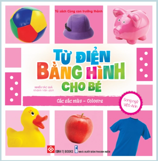 từ điển bằng hình cho bé - các sắc màu