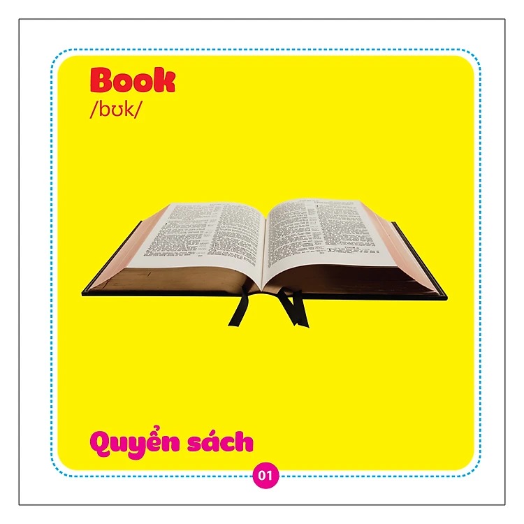từ điển bằng hình cho bé - song ngữ anh việt - đồ dùng học tập