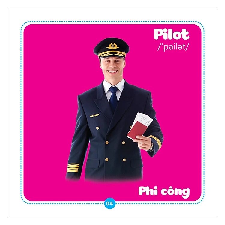 từ điển bằng hình cho bé - song ngữ anh việt - nghề nghiệp