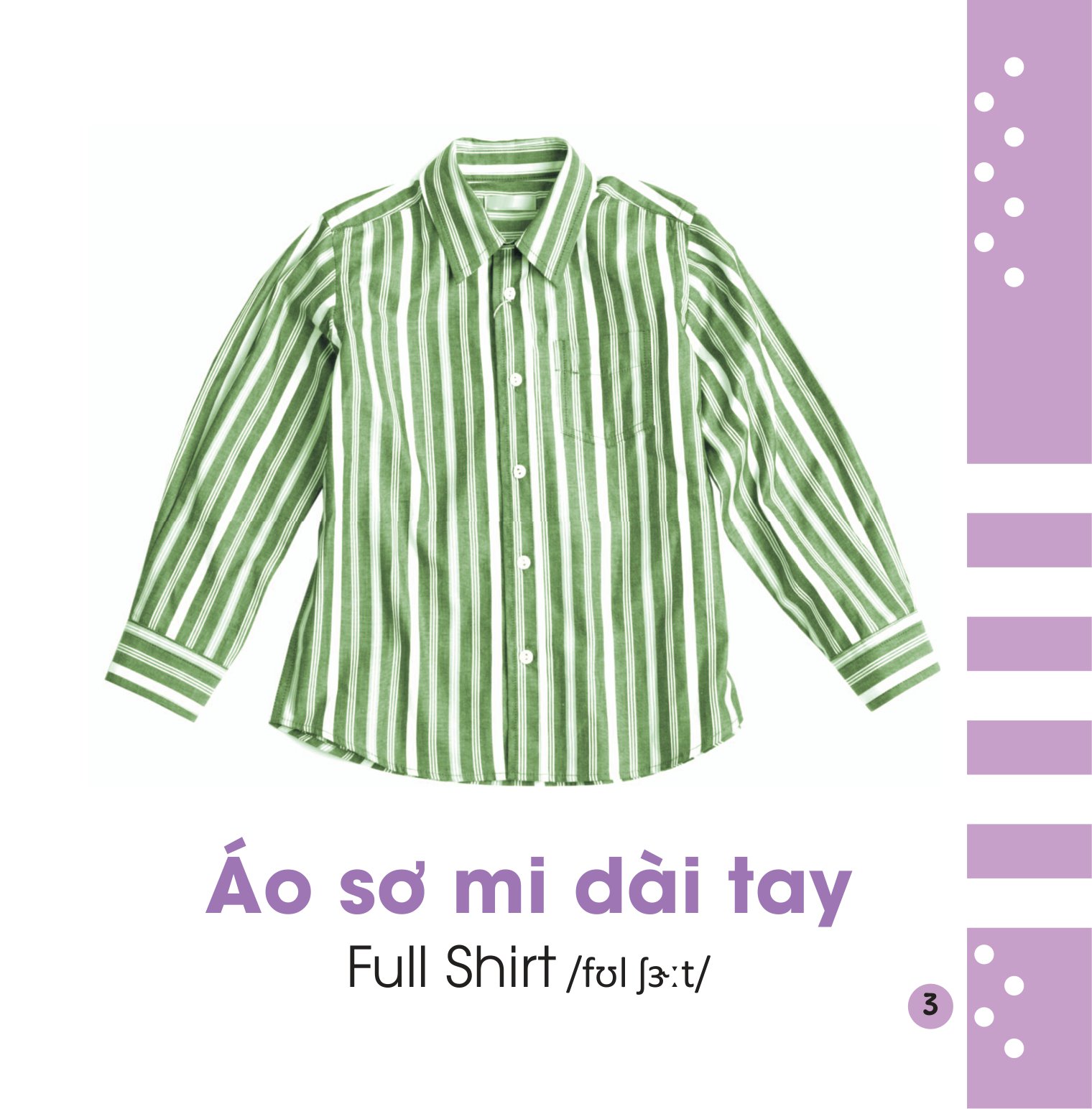 từ điển bằng hình cho bé - trang phục và phụ kiện - clothes and accessories