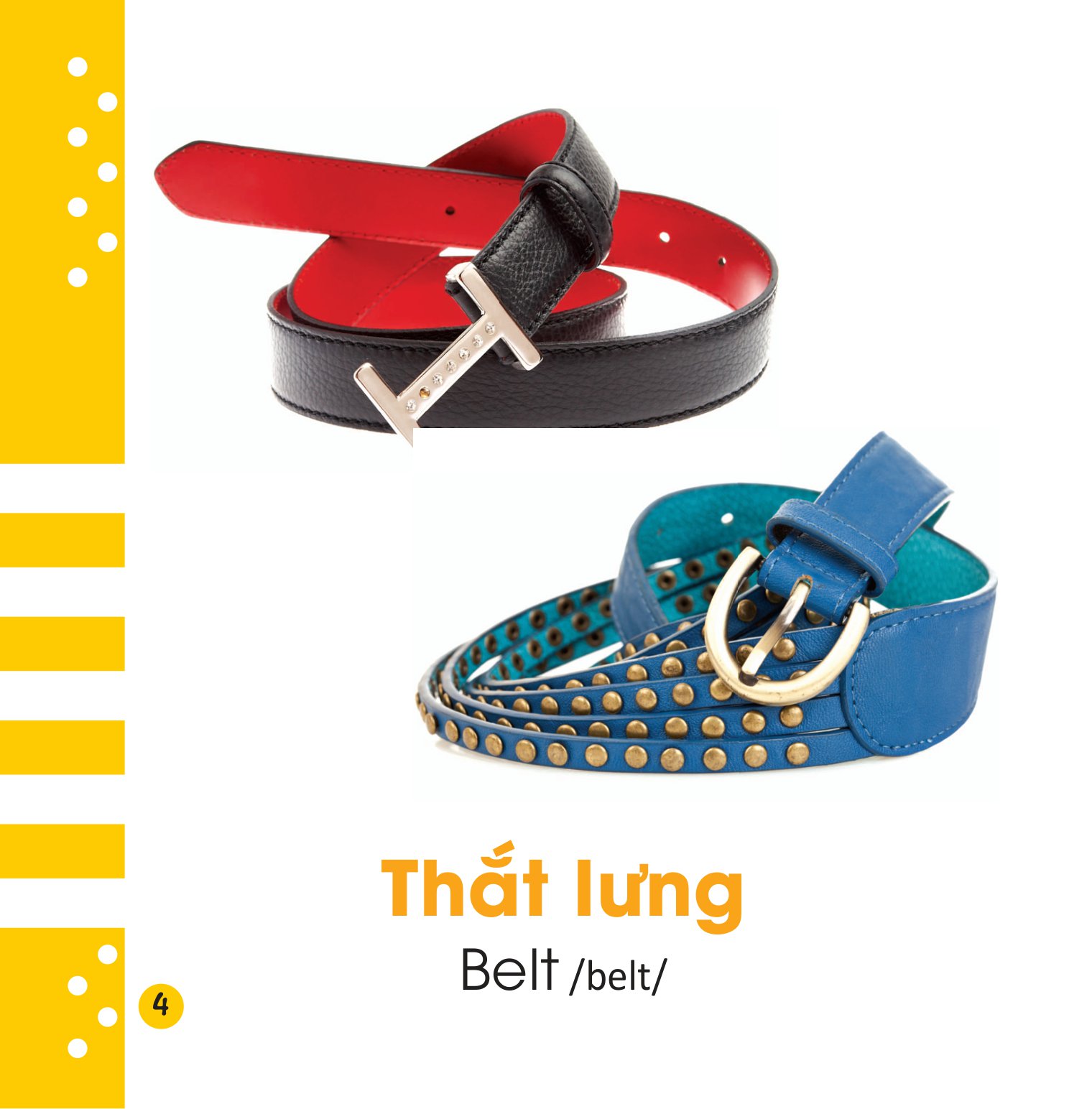 từ điển bằng hình cho bé - trang phục và phụ kiện - clothes and accessories