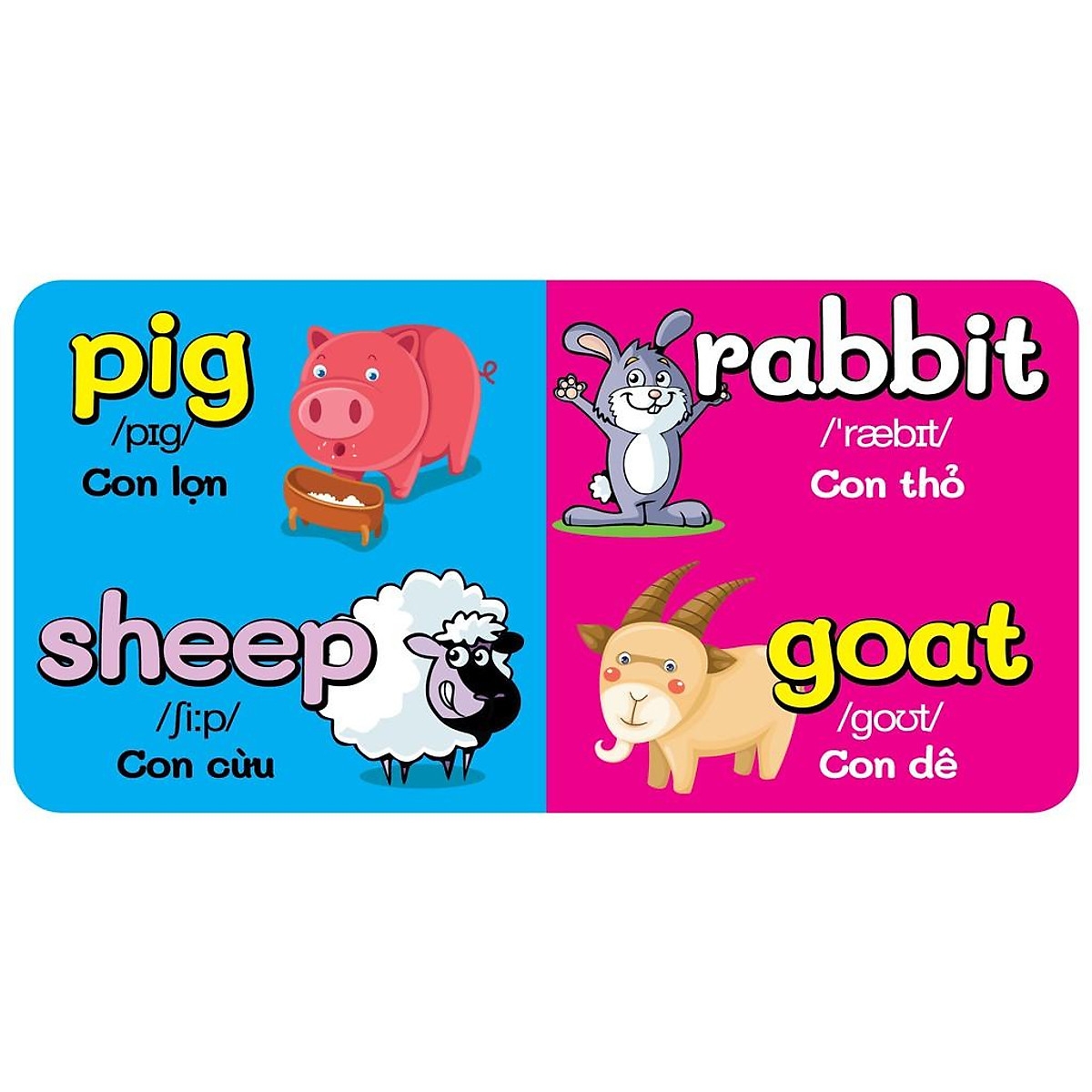 từ điển bằng hình đầu tiên của bé - animals - động vật