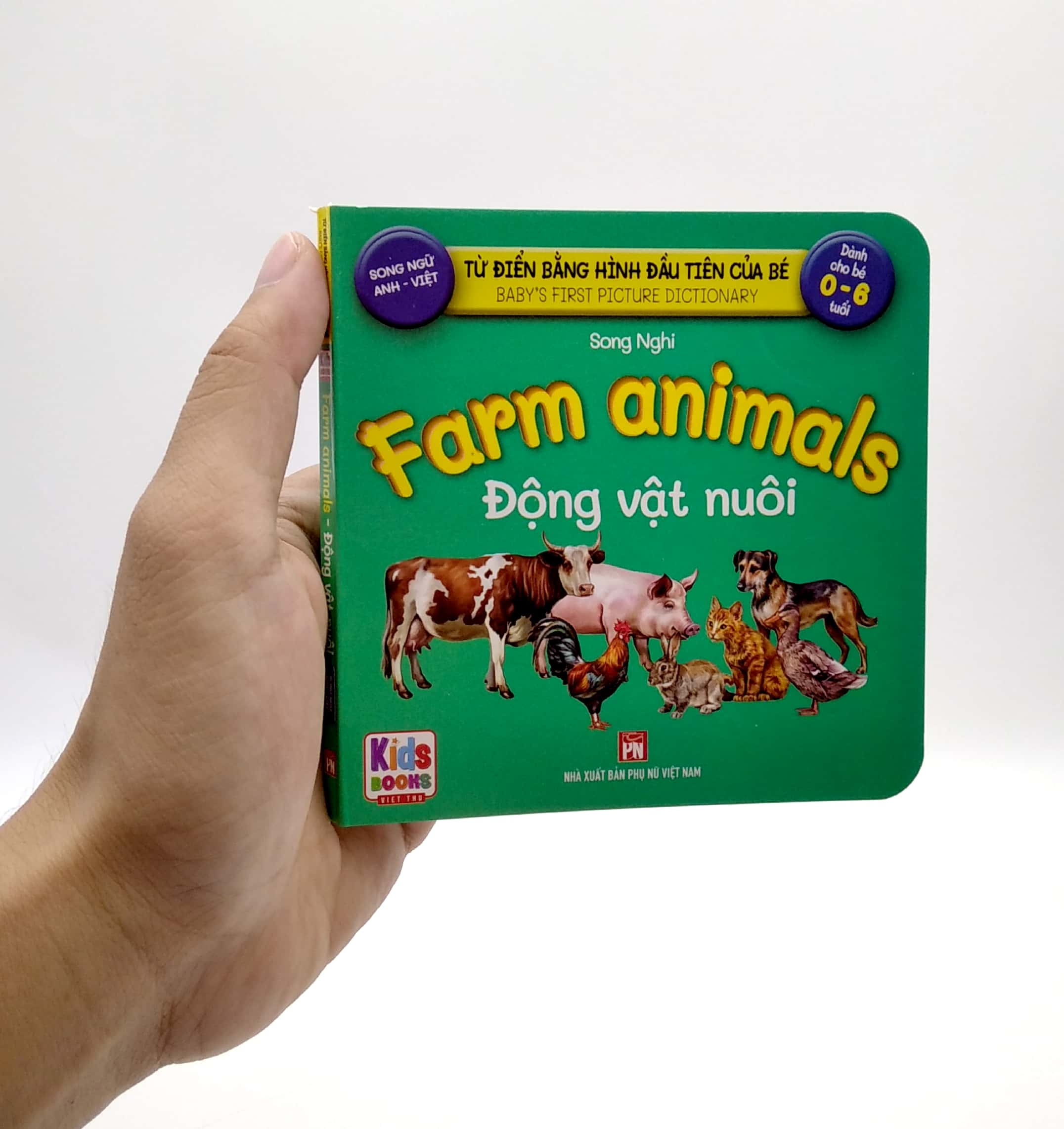 từ điển bằng hình đầu tiên của bé - baby's first picture dictionary - farm animals - động vật nuôi
