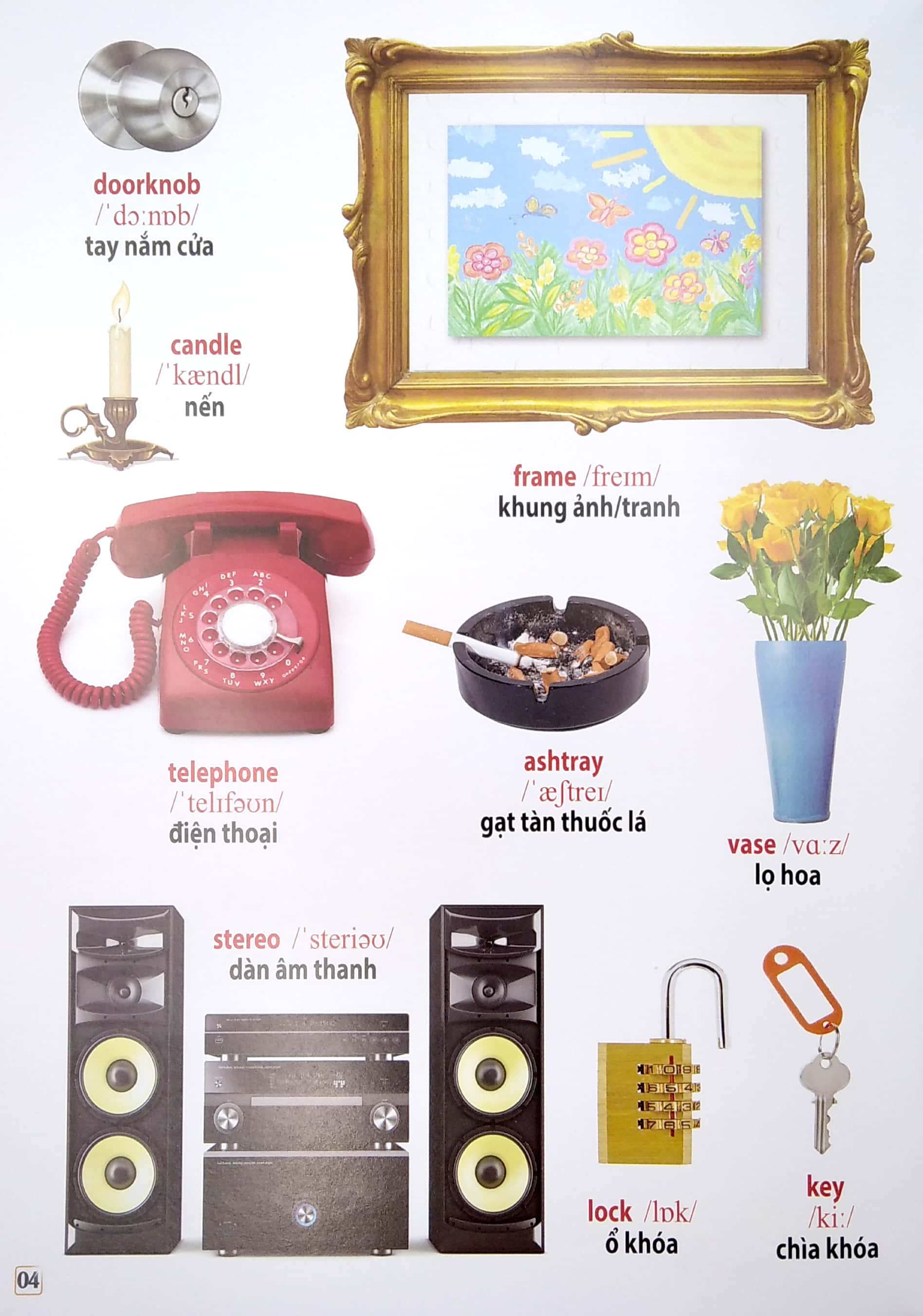 từ điển bằng hình - đồ dùng gia đình (song ngữ việt - anh)