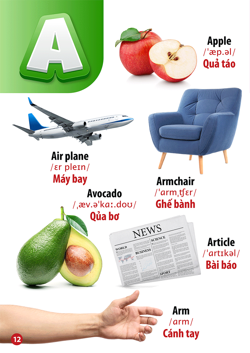 từ điển bằng hình - song ngữ anh-việt - chữ cái và số đếm