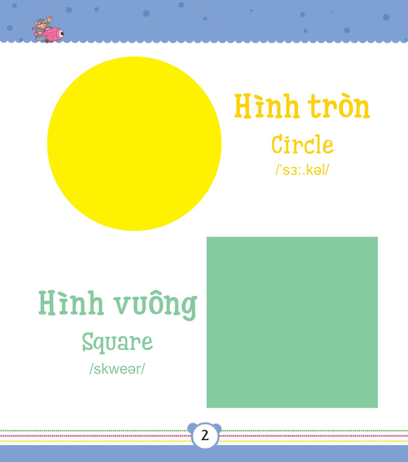 từ điển bằng tranh dành cho trẻ em - màu sắc và hình dạng