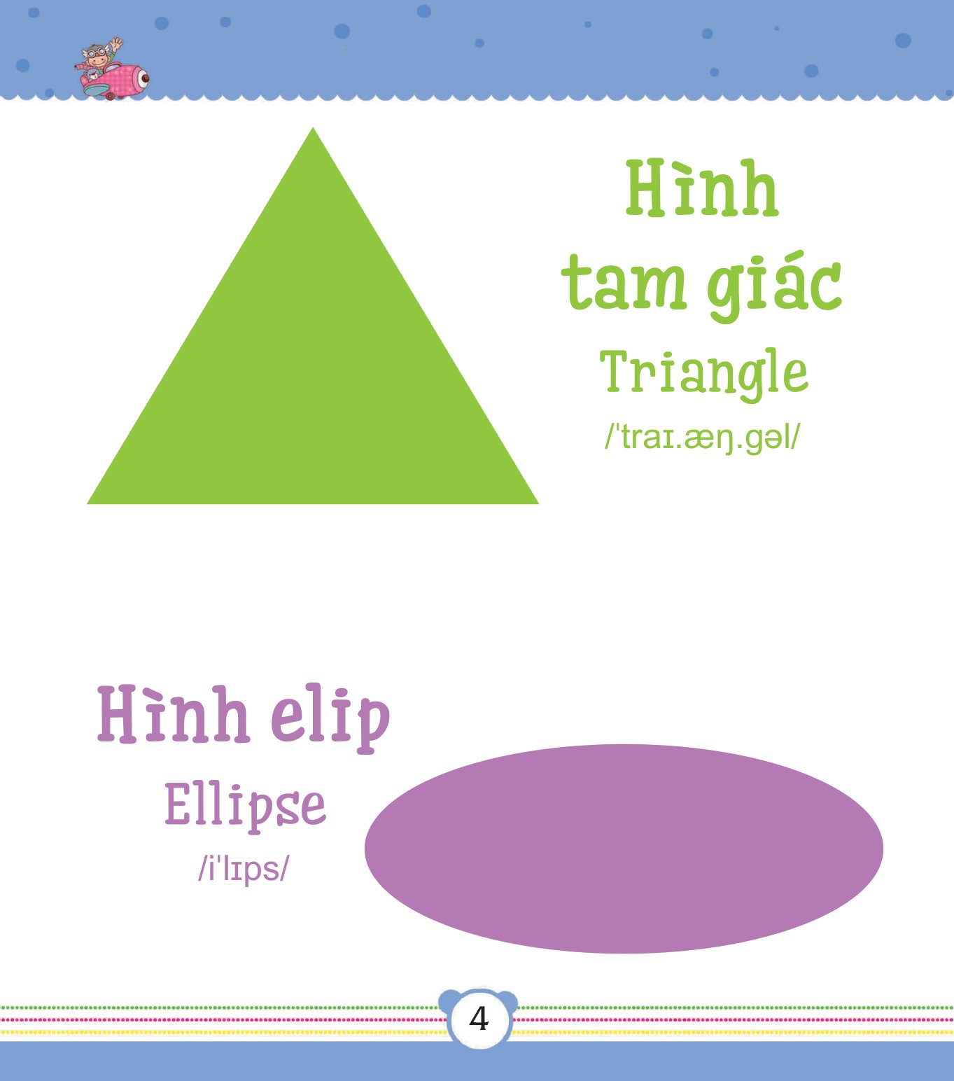 từ điển bằng tranh dành cho trẻ em - màu sắc và hình dạng