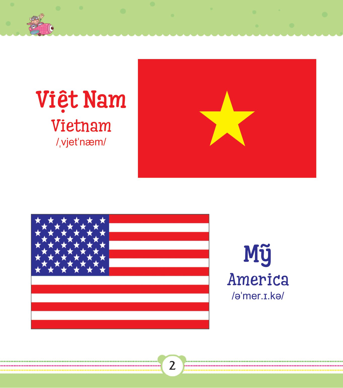 từ điển bằng tranh dành cho trẻ em - quốc kỳ