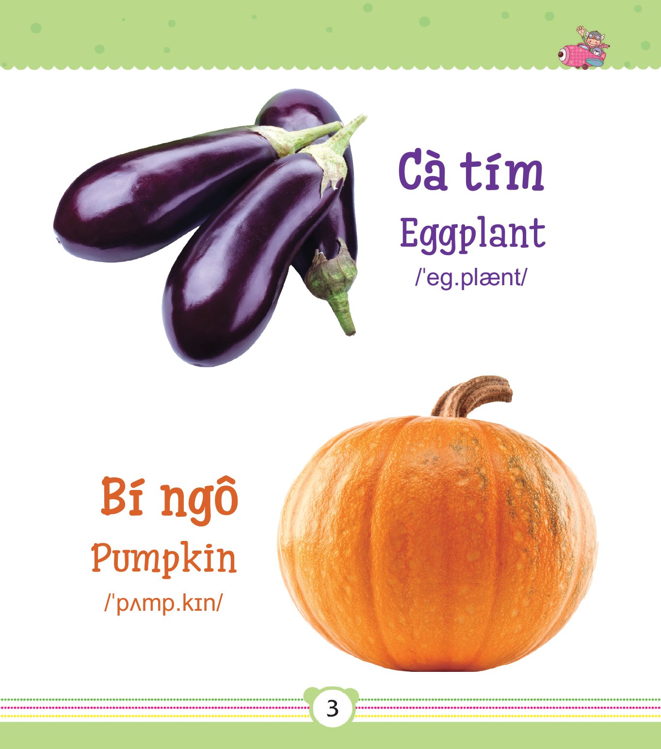 từ điển bằng tranh dành cho trẻ em - rau củ