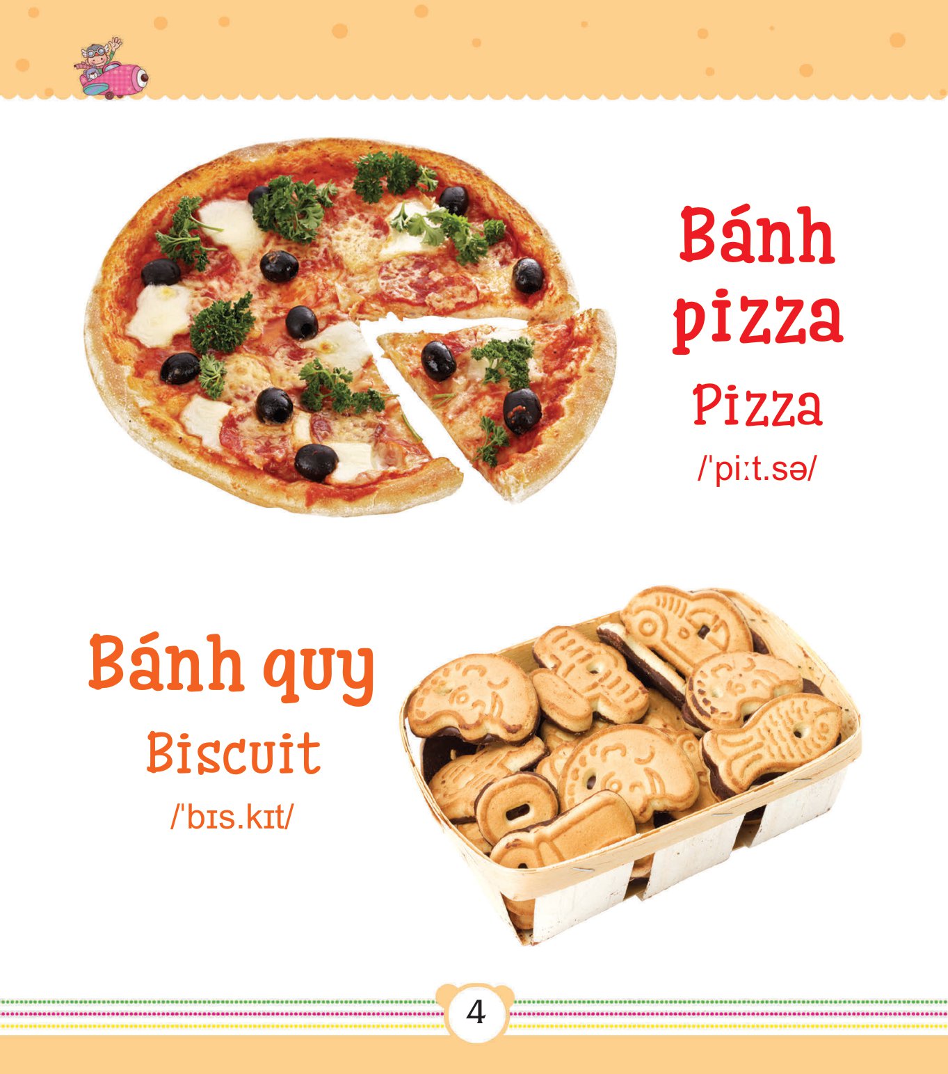 từ điển bằng tranh dành cho trẻ em - thức ăn