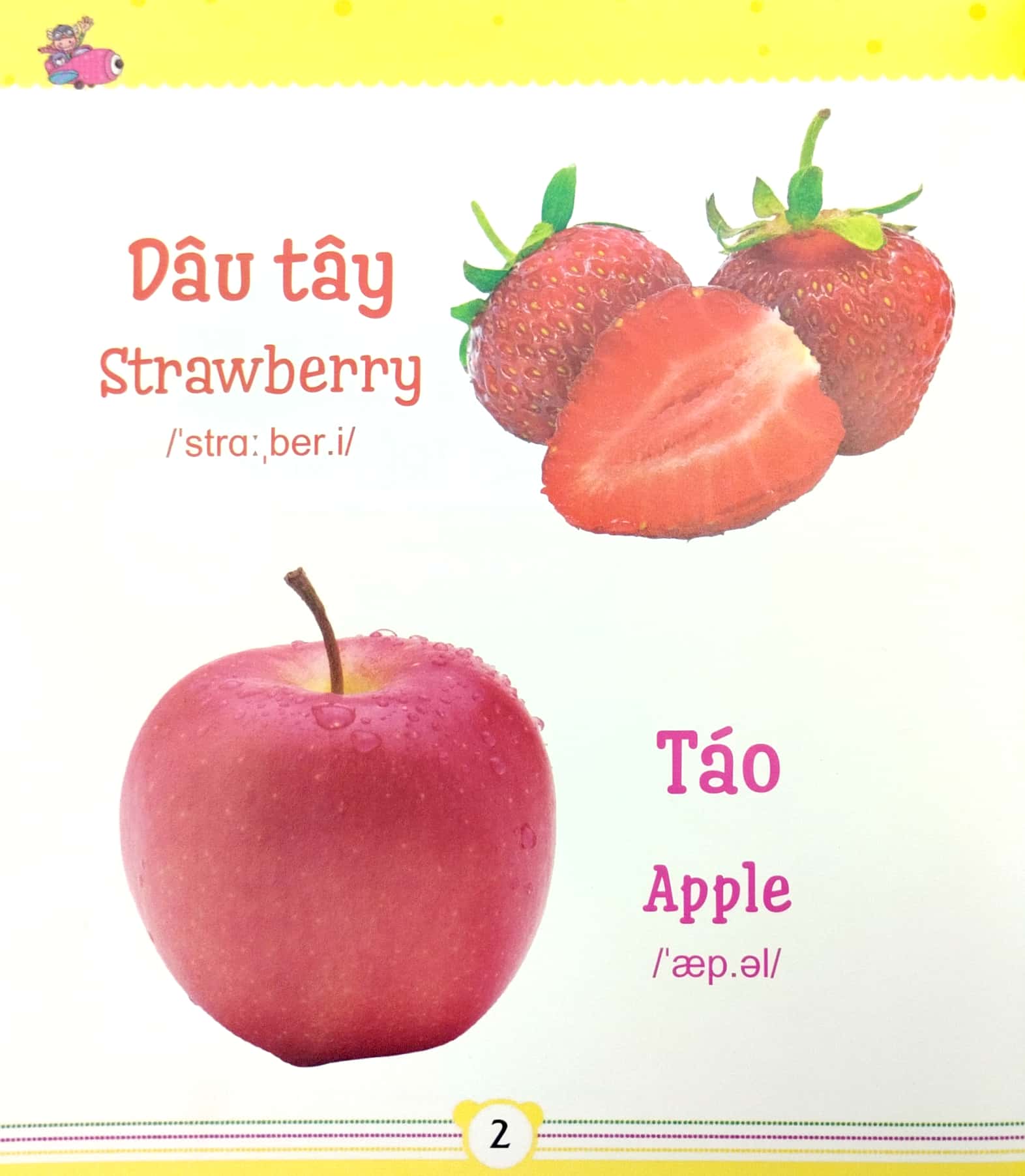 từ điển bằng tranh dành cho trẻ em - trái cây