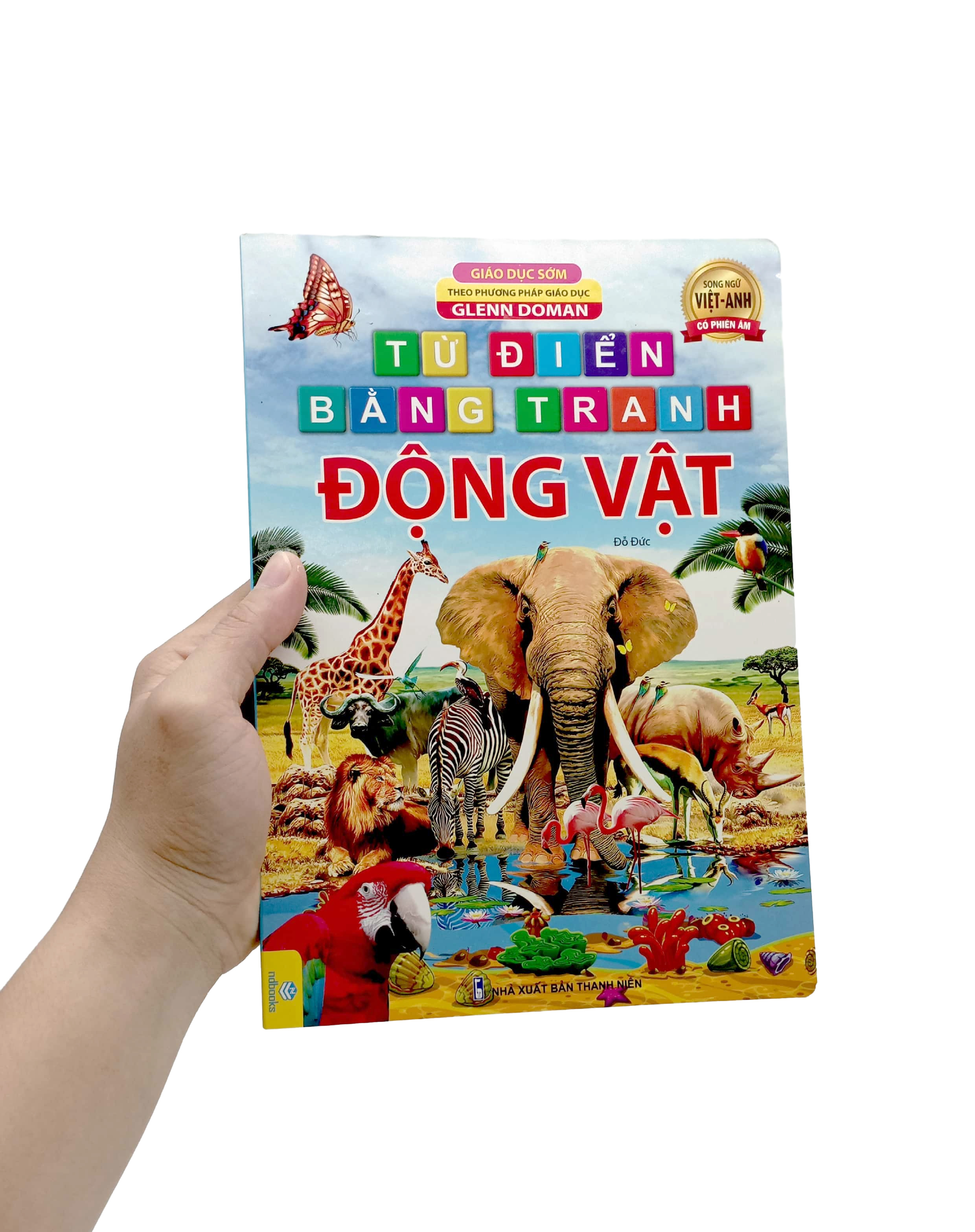 từ điển bằng tranh động vật - song ngữ việt - anh - bìa cứng (có phiên âm)