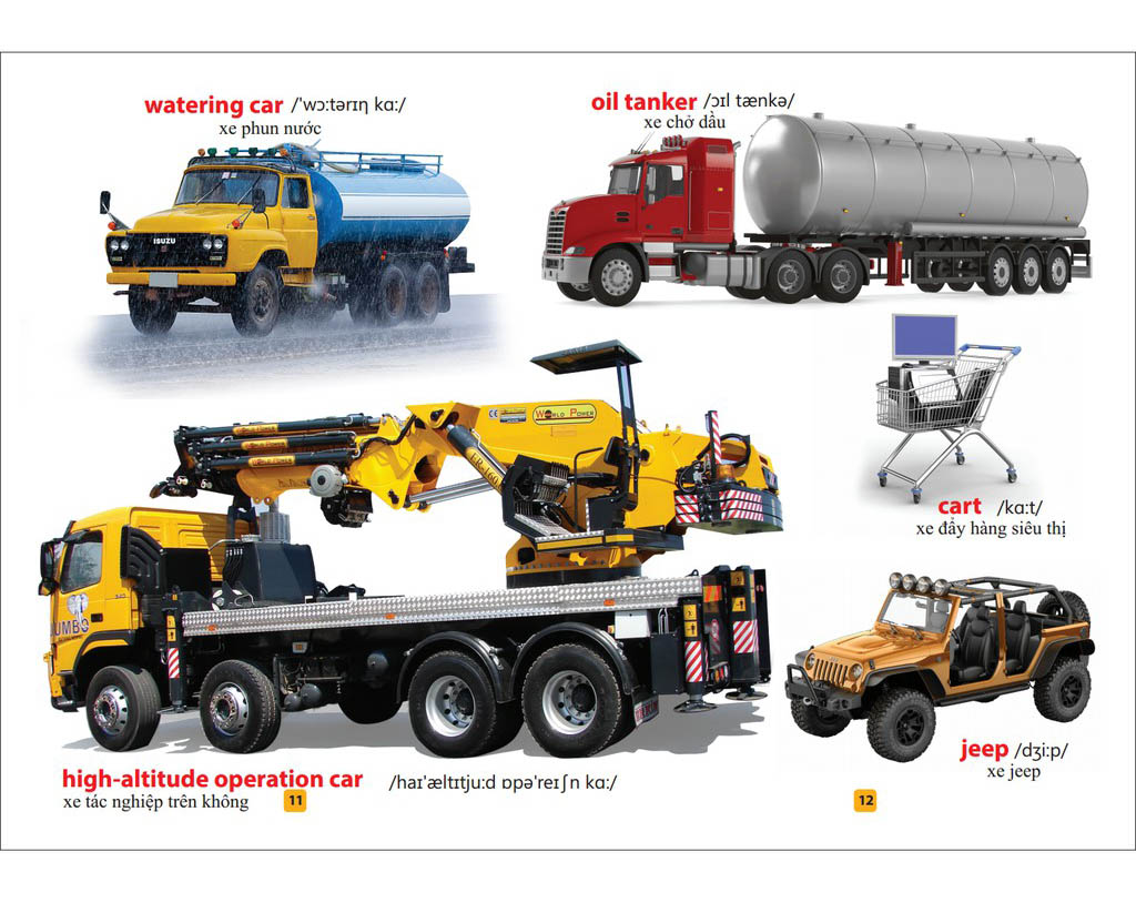 từ điển bằng tranh - phương tiện giao thông (tái bản 2023)