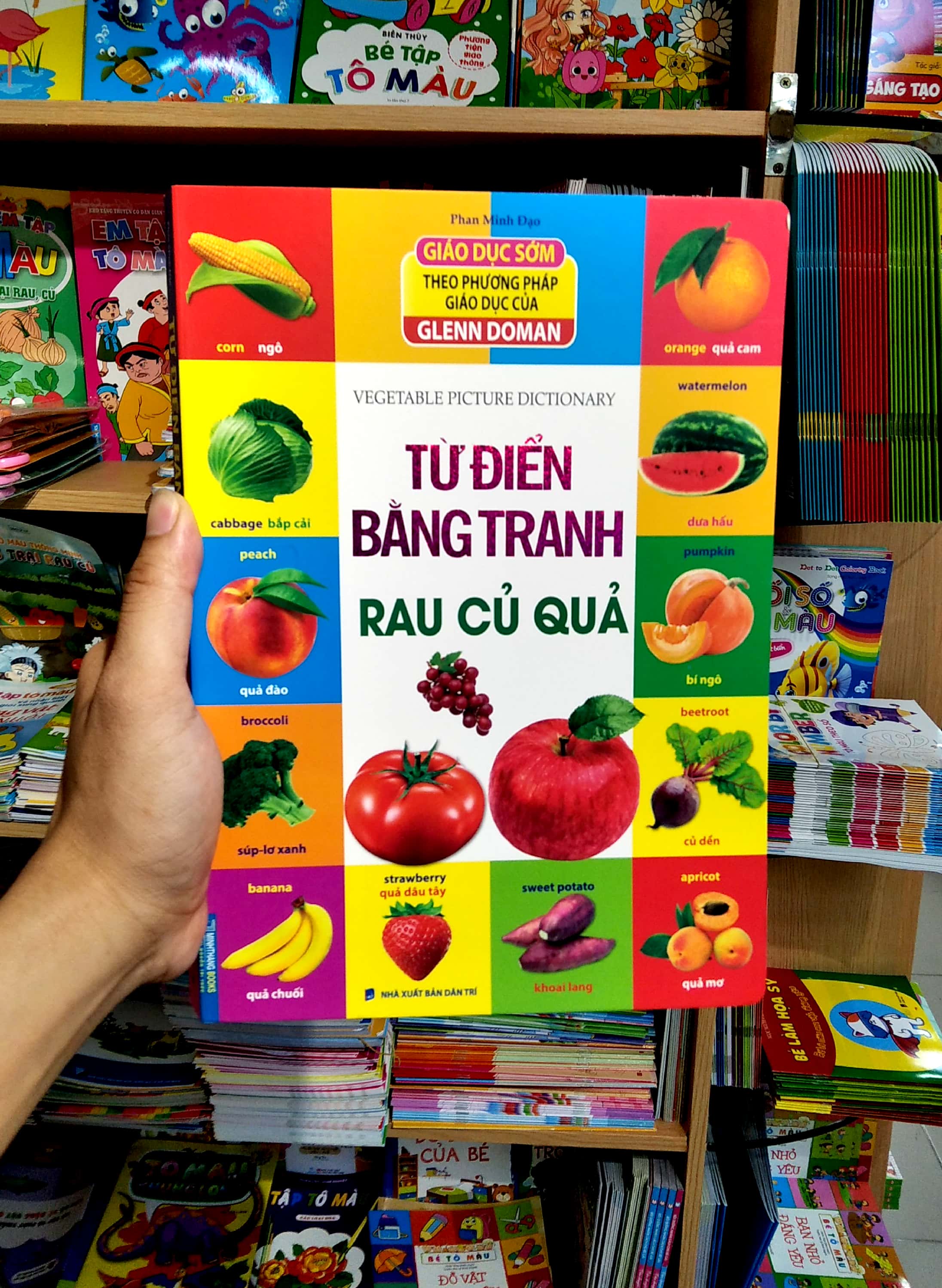 từ điển bằng tranh - rau củ quả (tái bản 2023)