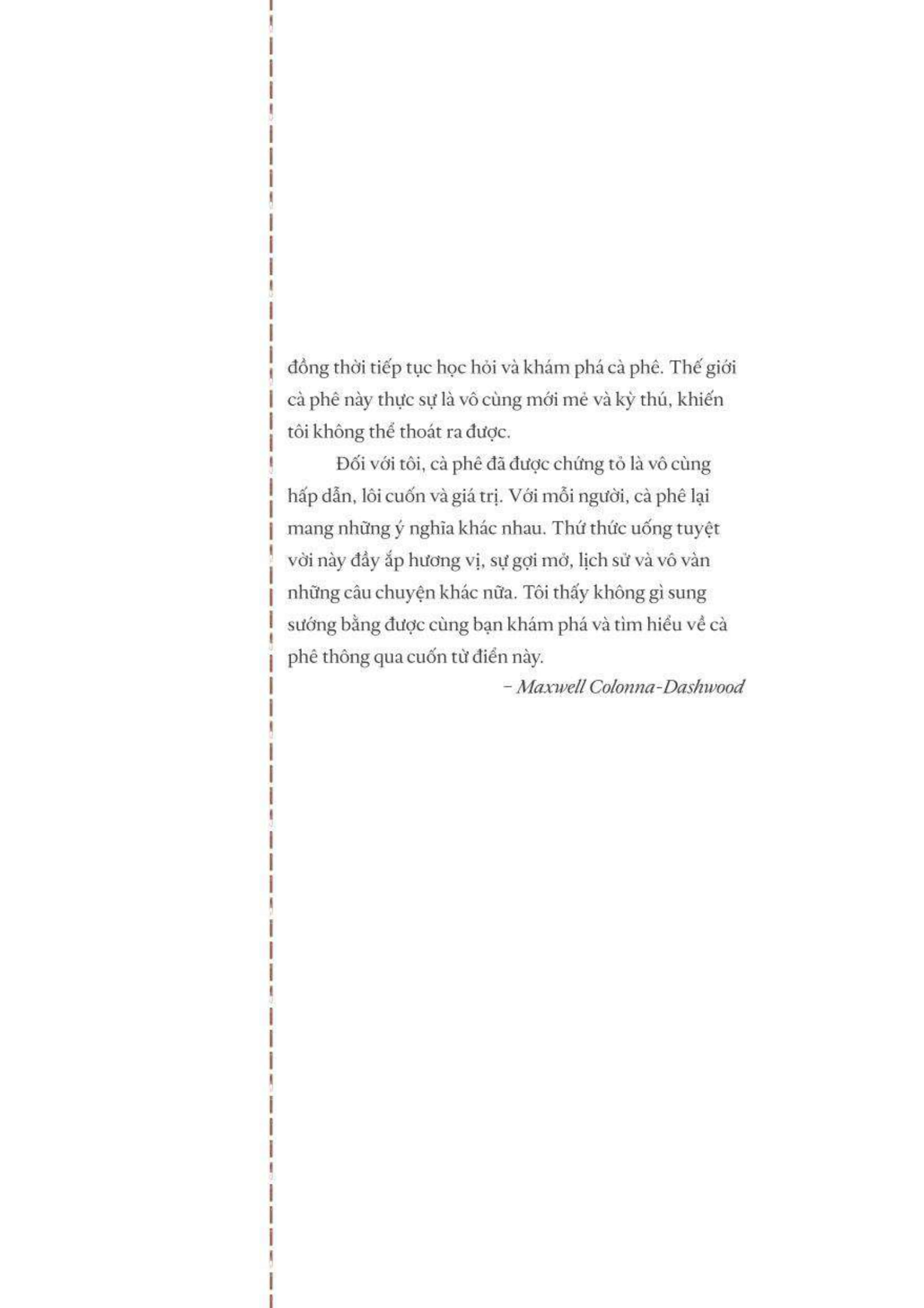 từ điển cà phê - cà phê từ a đến z - bìa cứng