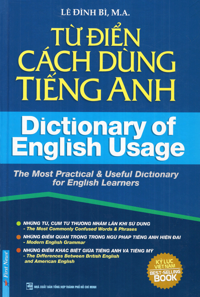 từ điển cách dùng tiếng anh