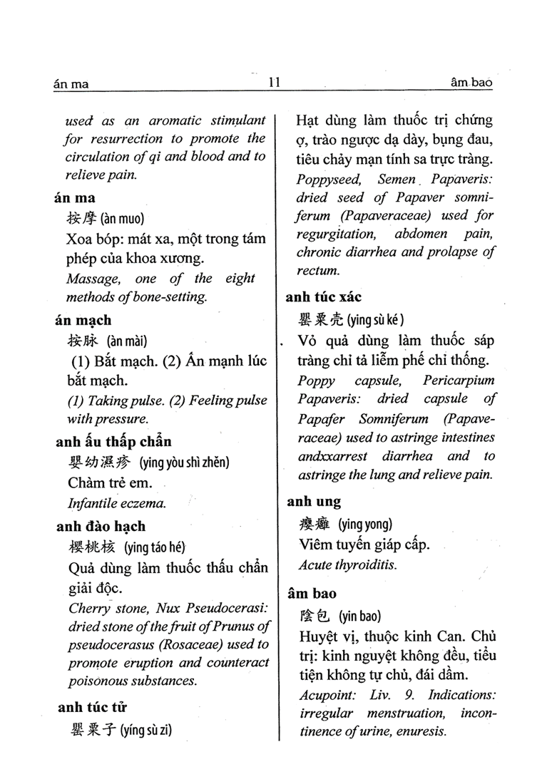 từ điển đông y hán-việt-anh - bìa cứng (tái bản 2024)
