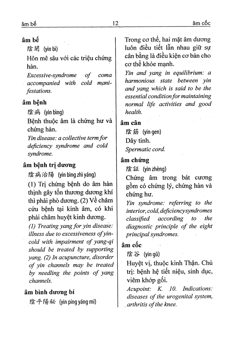 từ điển đông y hán-việt-anh - bìa cứng (tái bản 2024)