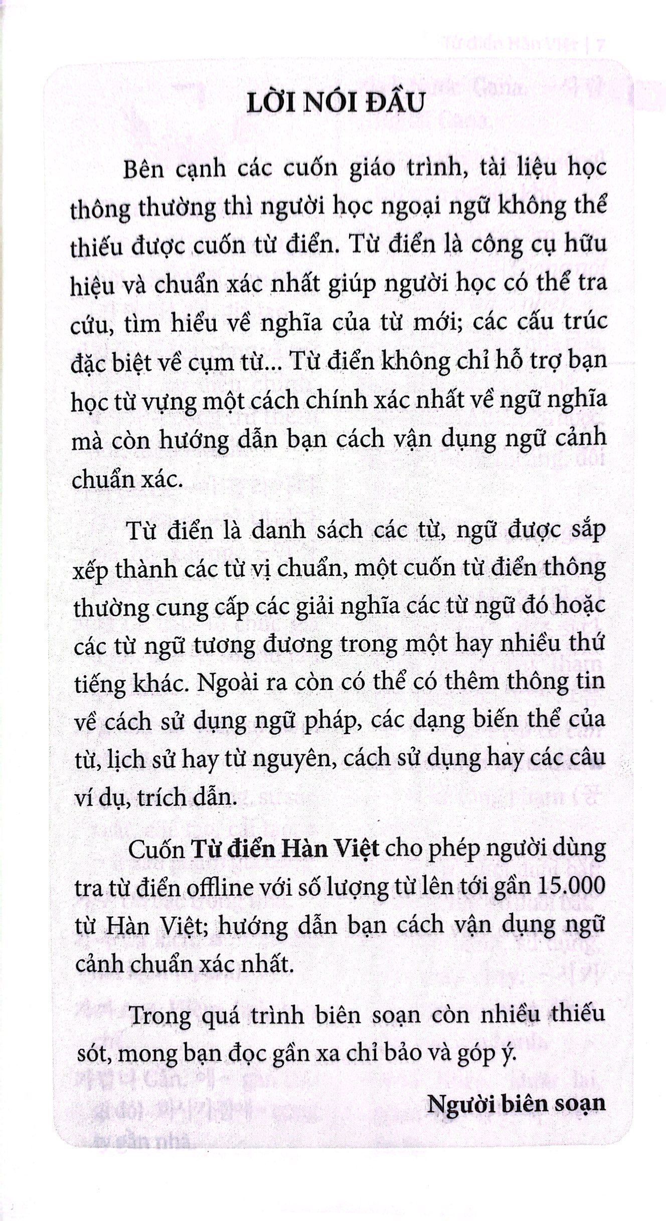 từ điển hàn - việt ( khoảng 15.000 mục từ)