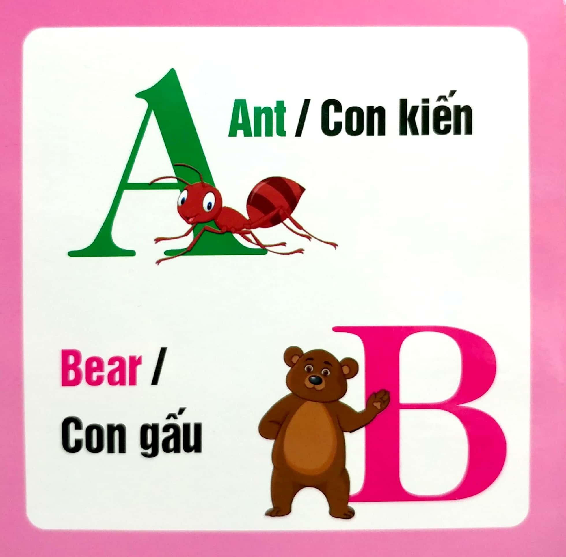 từ điển hình ảnh cho bé - chữ cái tiếng anh