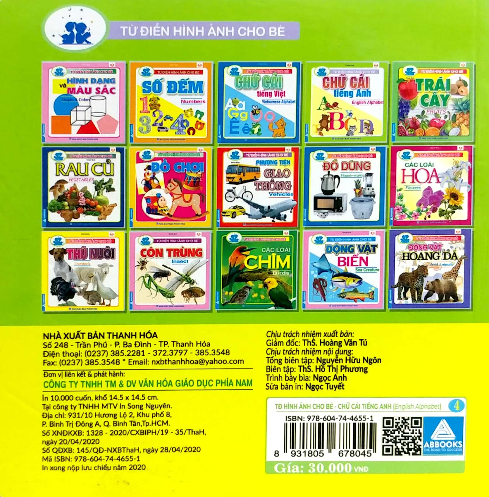 từ điển hình ảnh cho bé - chữ cái tiếng anh