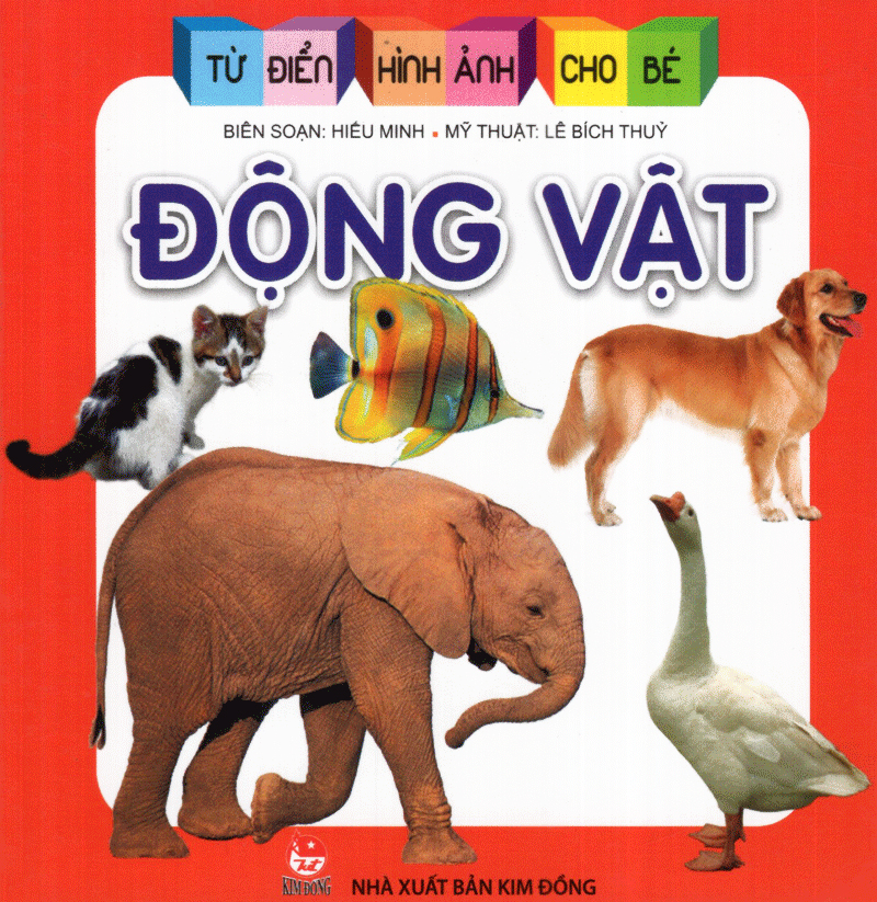 từ điển hình ảnh cho bé - động vật (tái bản 2019)