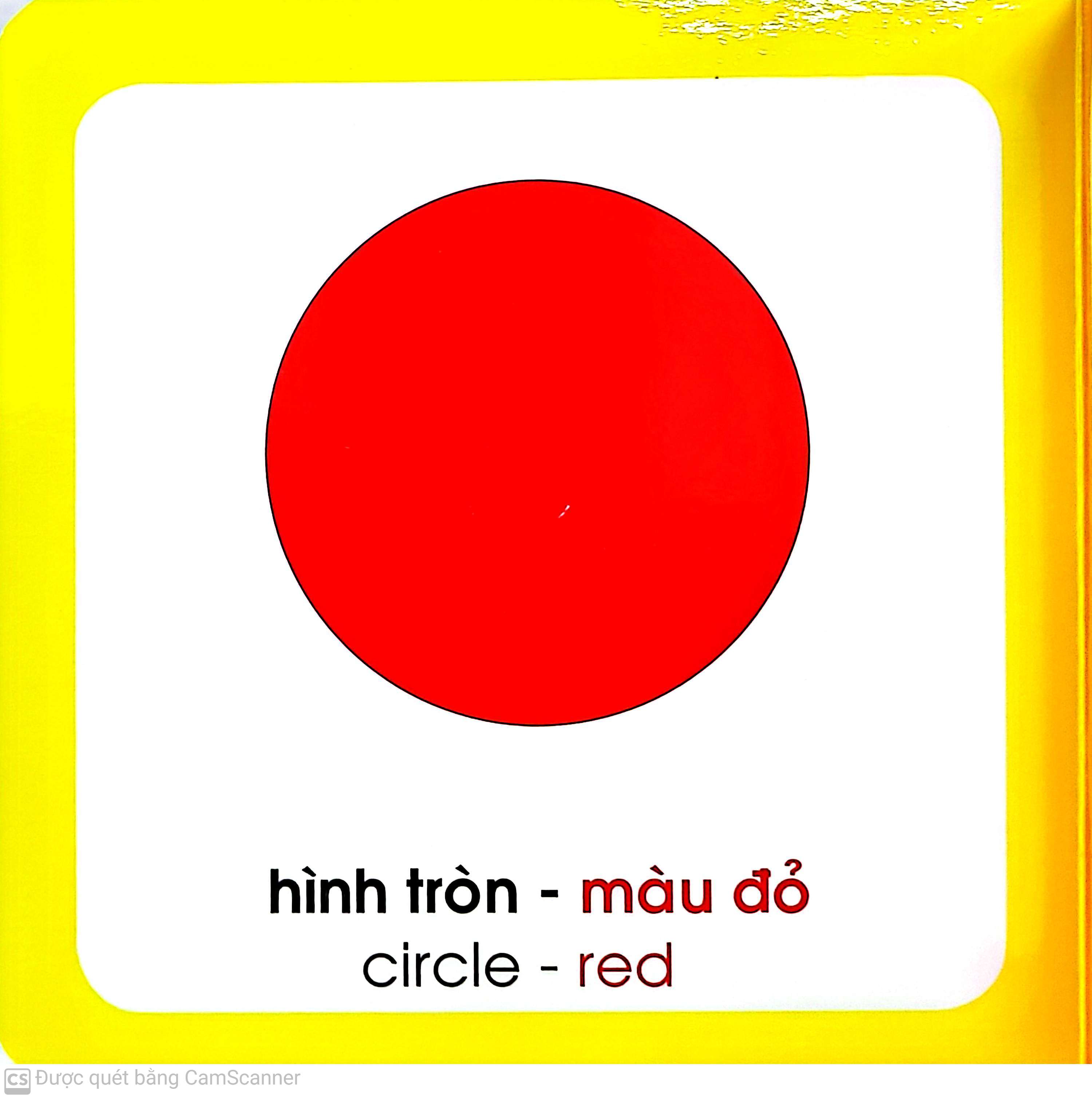 từ điển hình ảnh cho bé - màu sắc và hình dạng (tái bản 2019)