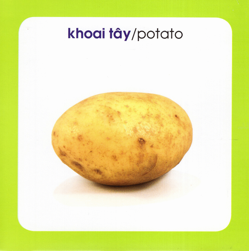 từ điển hình ảnh cho bé - rau củ (tái bản 2019)