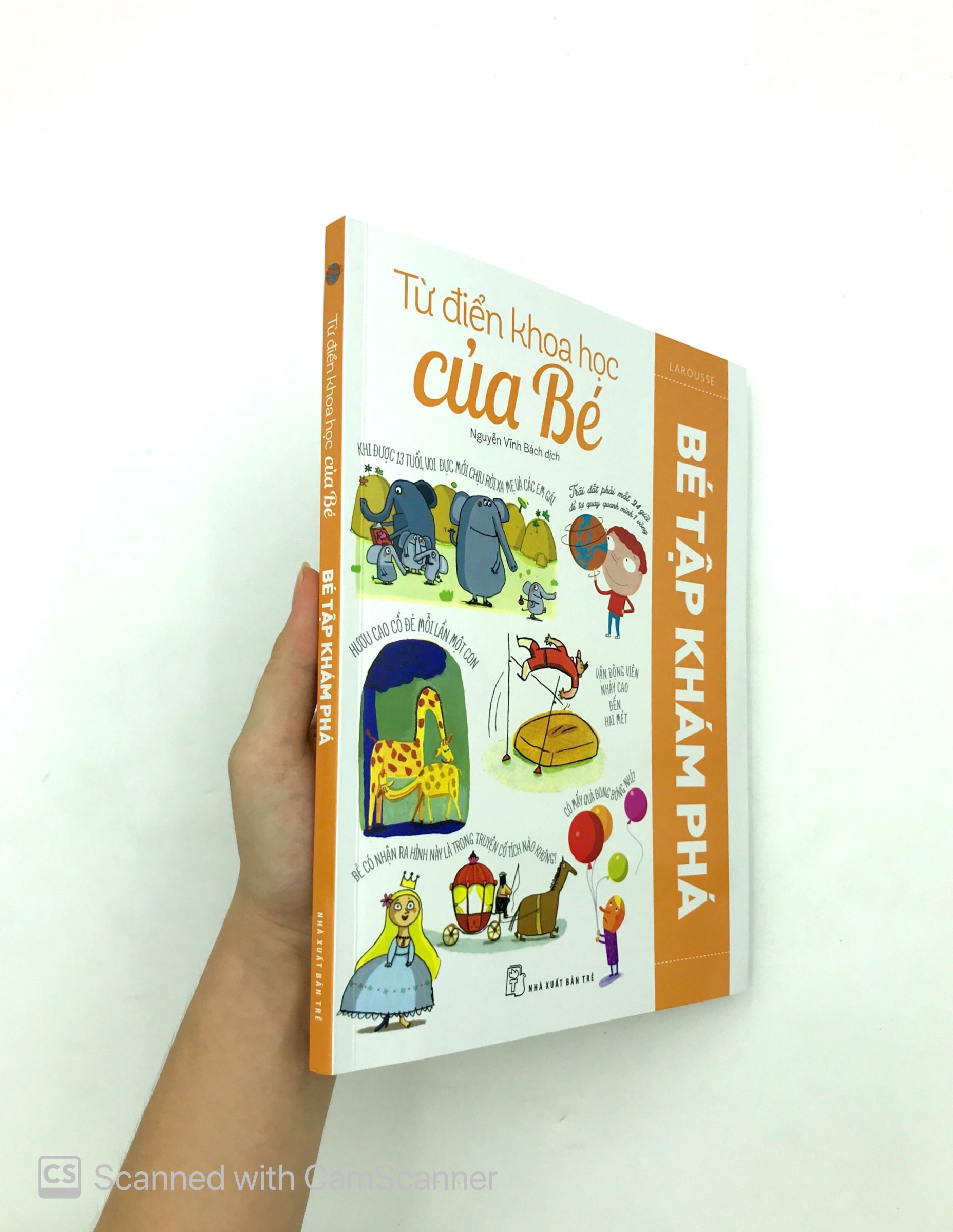 từ điển khoa học của bé - bé tập khám phá?