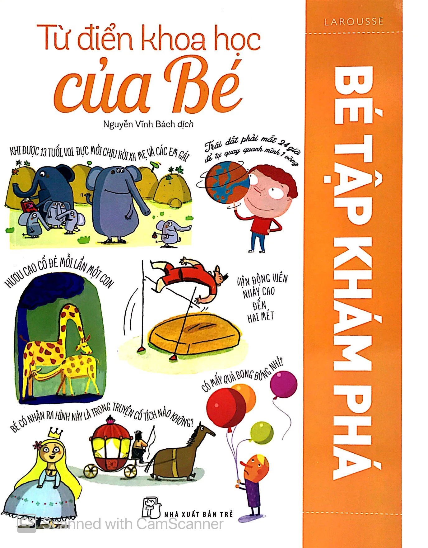 từ điển khoa học của bé - bé tập khám phá?