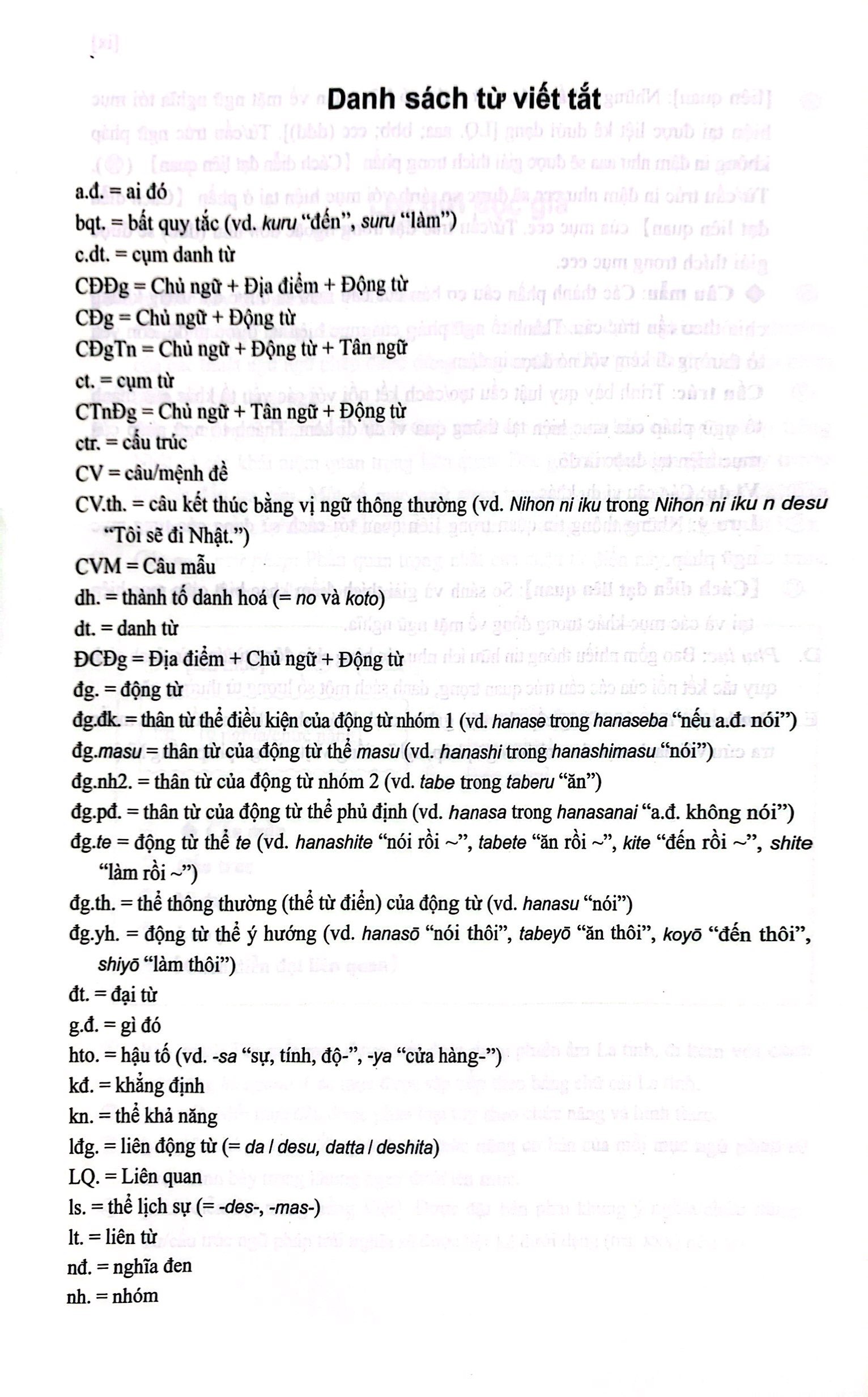 từ điển ngữ pháp tiếng nhật sơ cấp