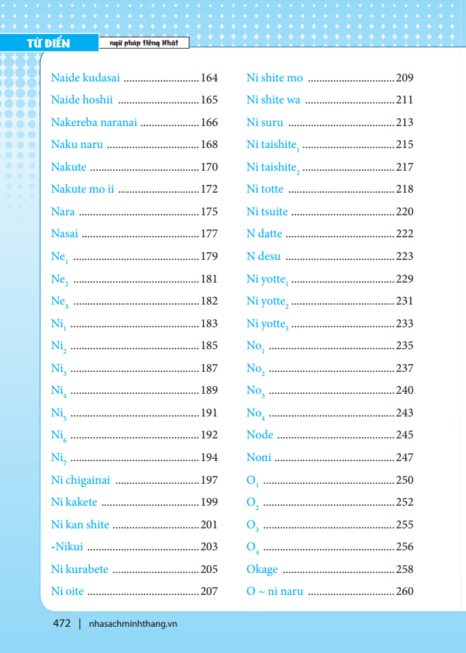từ điển ngữ pháp tiếng nhật (tái bản 2022)
