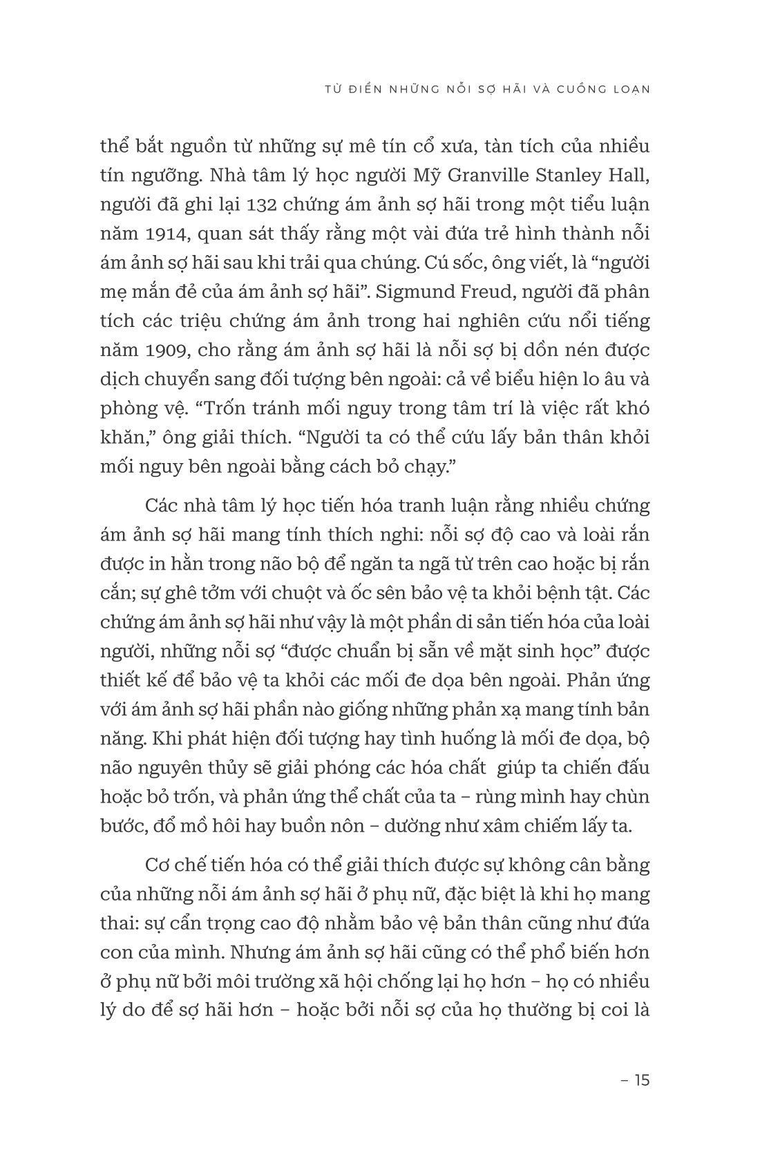 từ điển những nỗi sợ hãi và cuồng loạn - nguồn gốc của 99 ám ảnh phổ biến