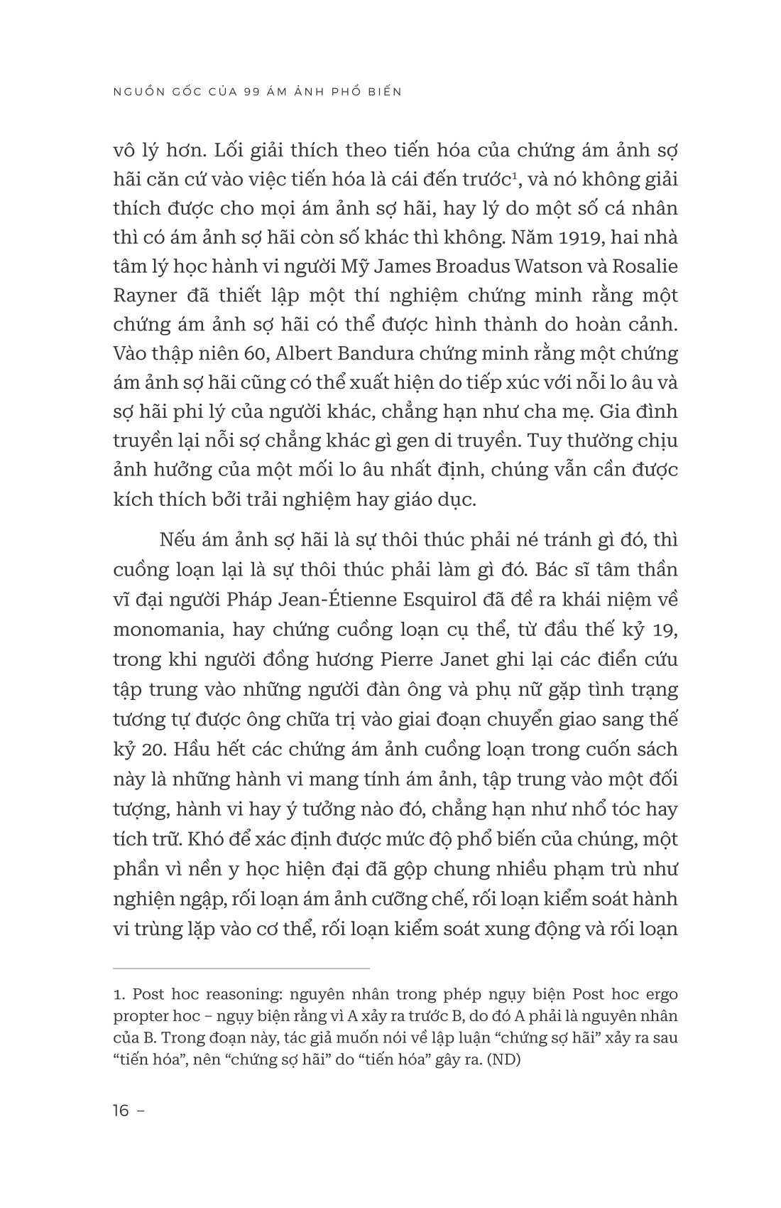 từ điển những nỗi sợ hãi và cuồng loạn - nguồn gốc của 99 ám ảnh phổ biến