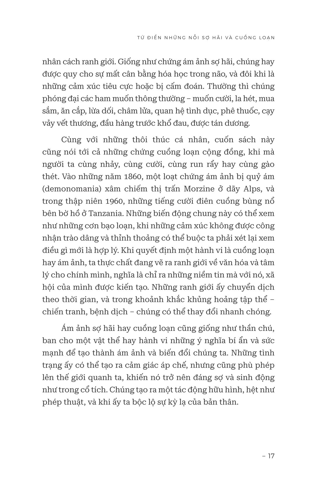 từ điển những nỗi sợ hãi và cuồng loạn - nguồn gốc của 99 ám ảnh phổ biến