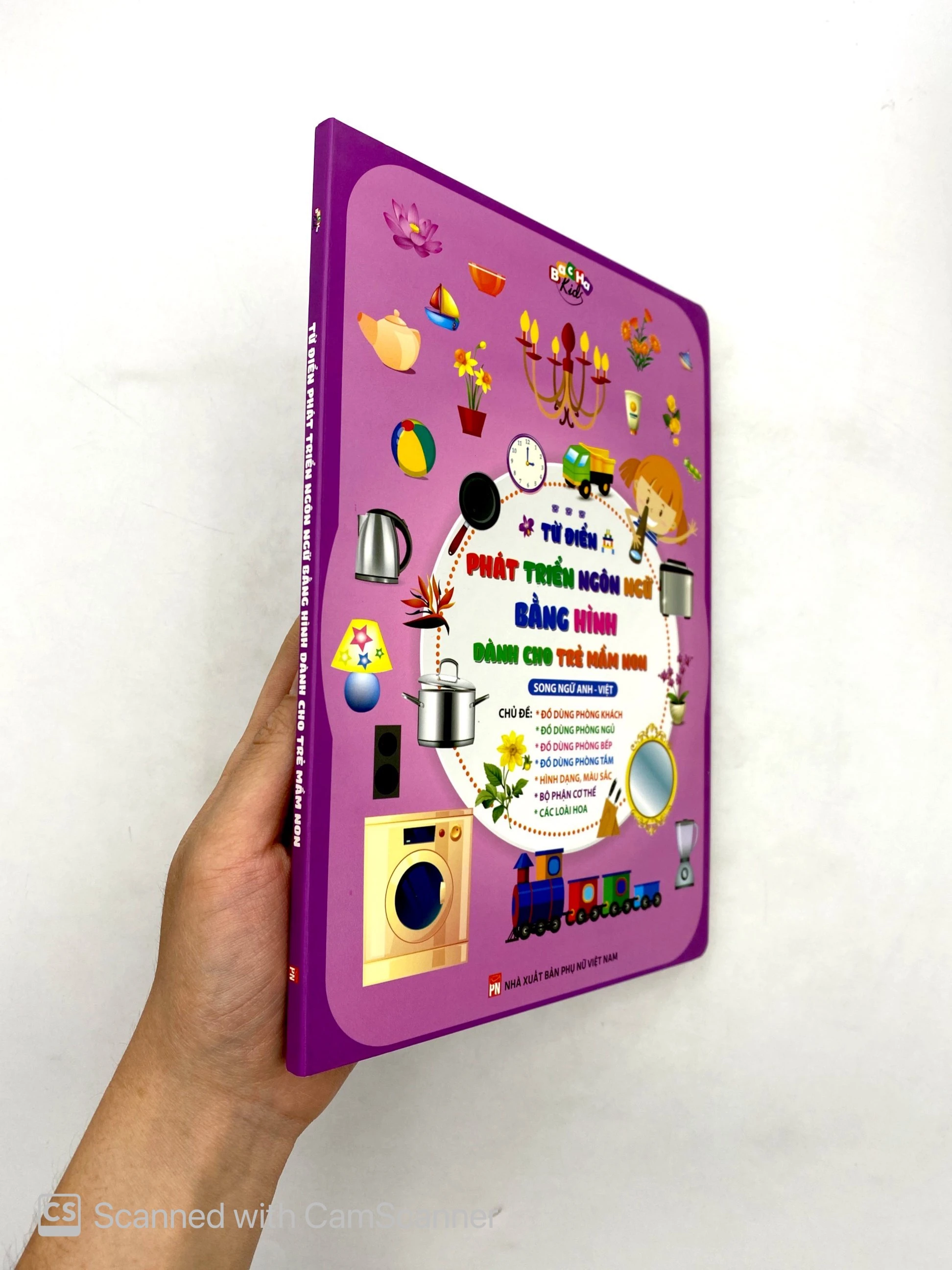 từ điển phát triển ngôn ngữ bằng hình dành cho trẻ mầm non - chủ đề: đồ dùng phòng khách,…