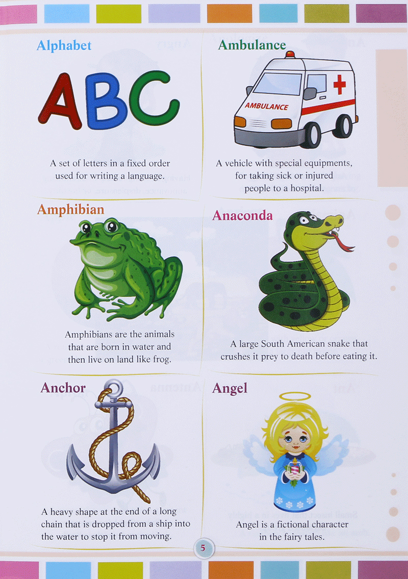 từ điển tiếng anh bằng tranh - my first picture dictionary