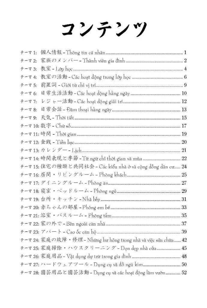 từ điển tiếng nhật - việt bằng hình