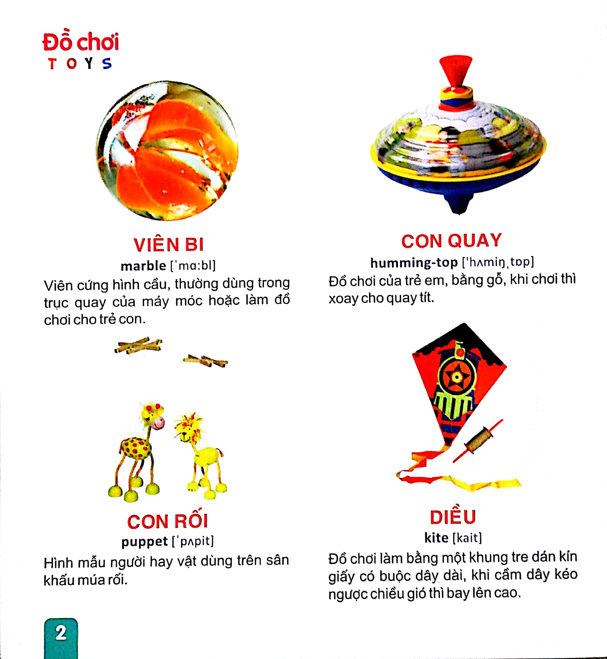 từ điển tranh dành cho thiếu nhi - đồ chơi đồ dùng văn phòng