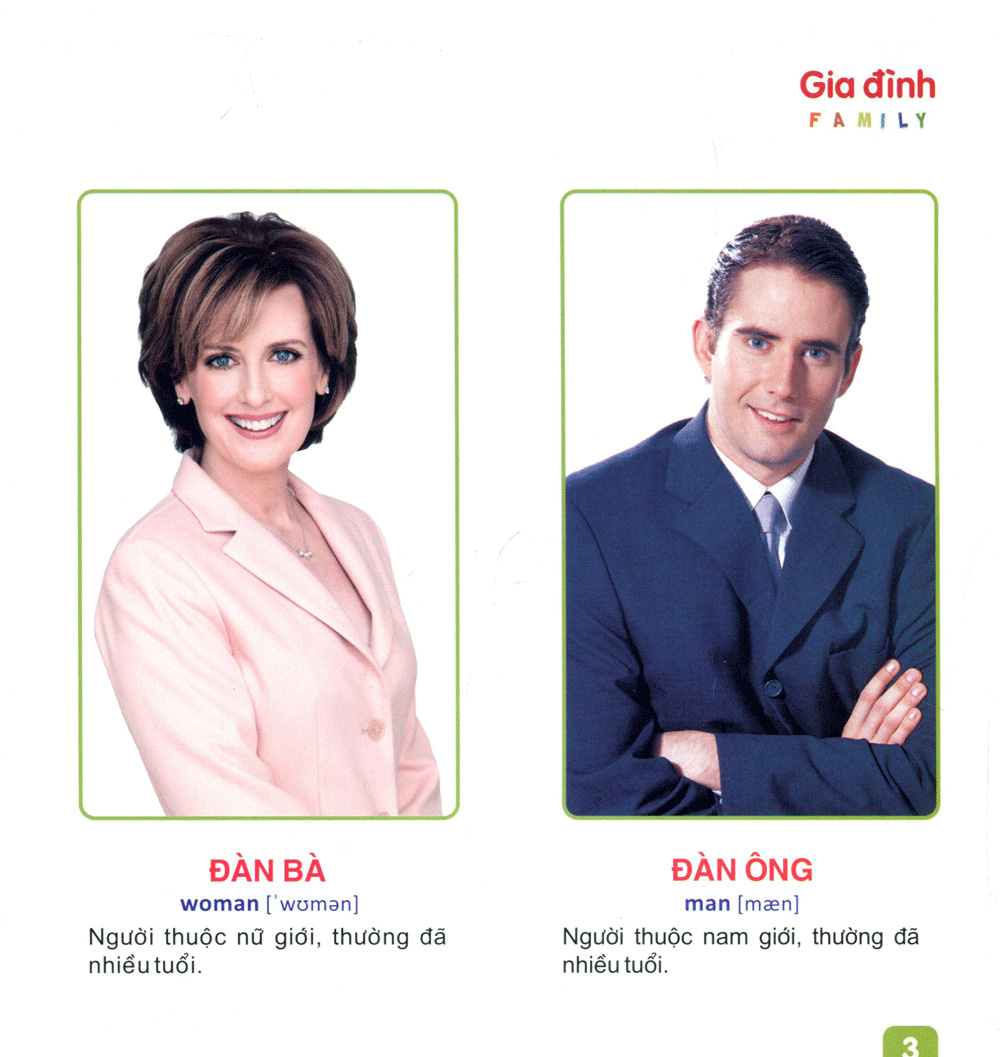 từ điển tranh dành cho thiếu nhi - gia đình, hoạt động, cảm xúc