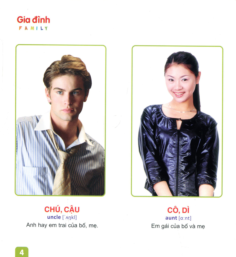 từ điển tranh dành cho thiếu nhi - gia đình, hoạt động, cảm xúc