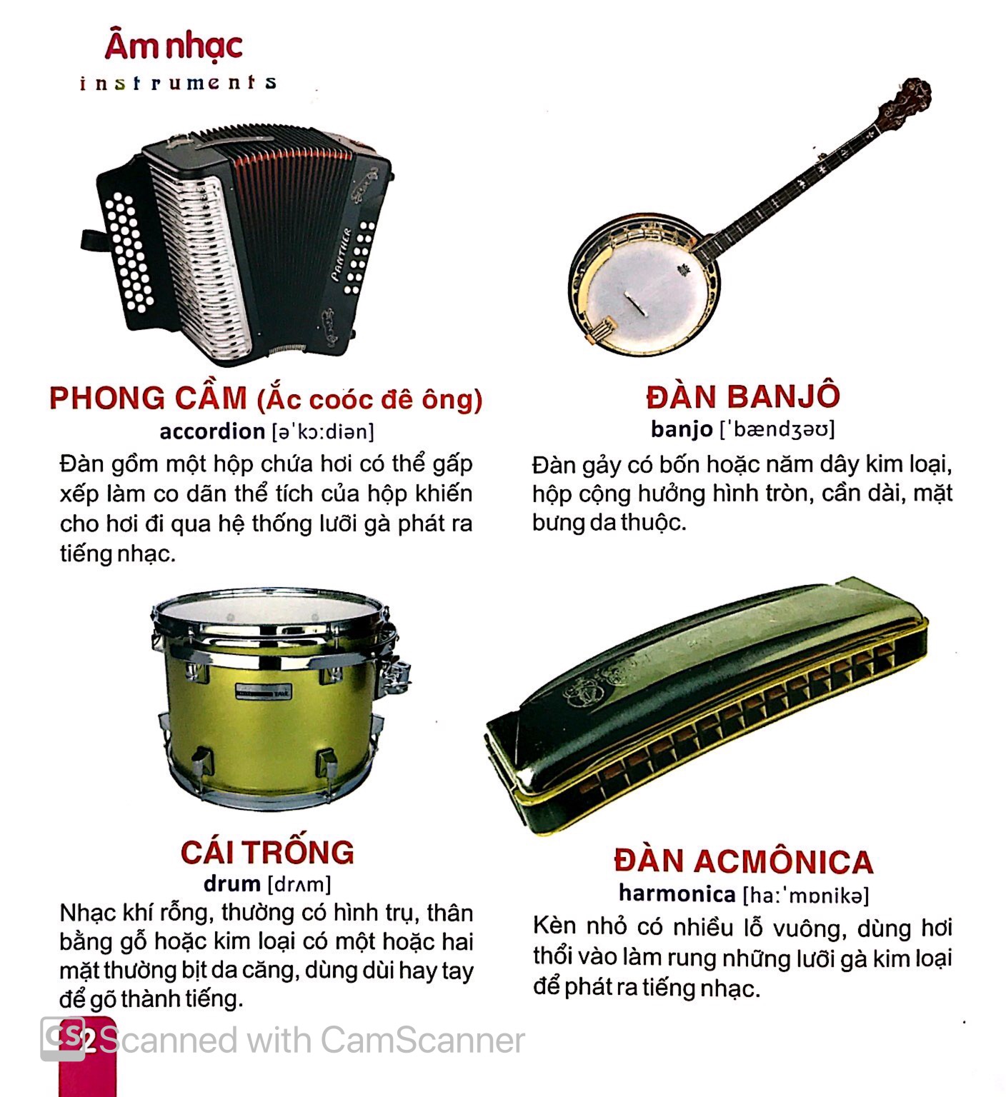 từ điển tranh dành cho thiếu nhi - giao thông, thể thao, âm nhạc