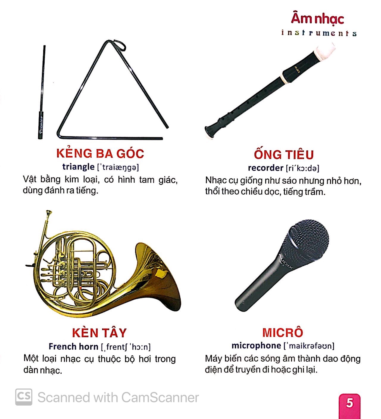 từ điển tranh dành cho thiếu nhi - giao thông, thể thao, âm nhạc