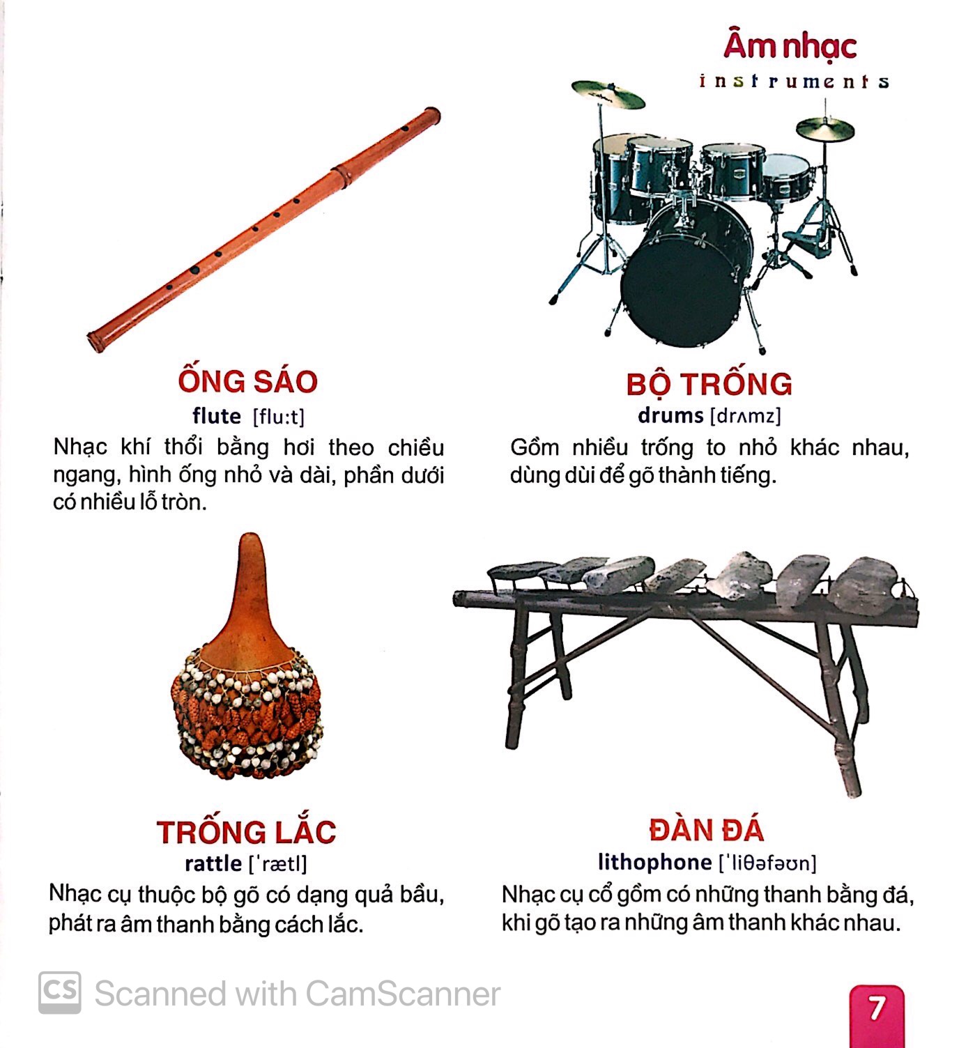 từ điển tranh dành cho thiếu nhi - giao thông, thể thao, âm nhạc