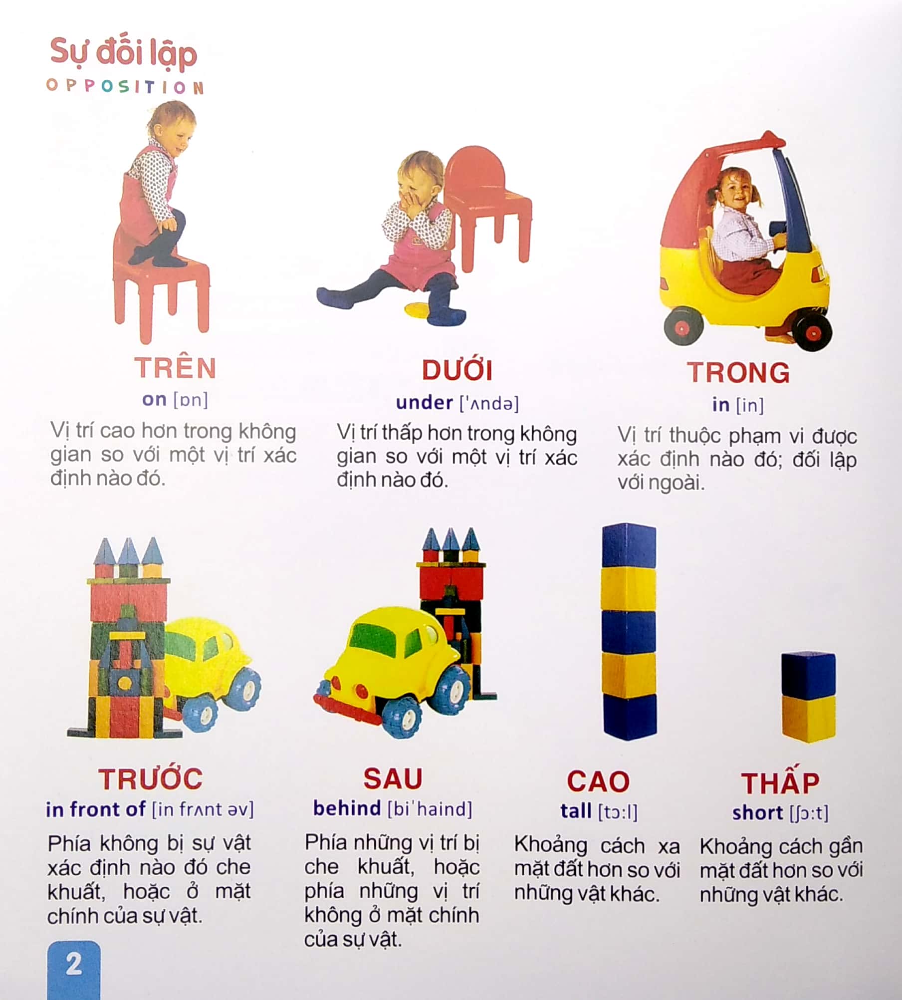 từ điển tranh - sự đối lập, hình dạng, màu sắc, thời tiết, thời gian (dành cho thiếu nhi) (2022)