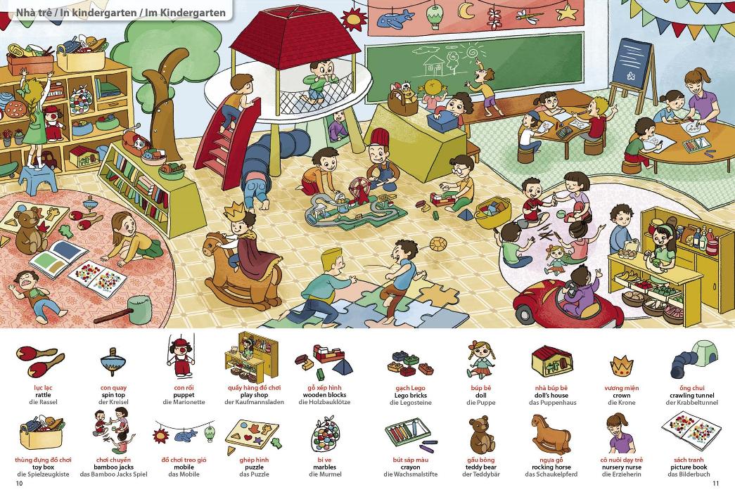 từ điển việt - anh - đức bằng tranh - thế giới quanh em