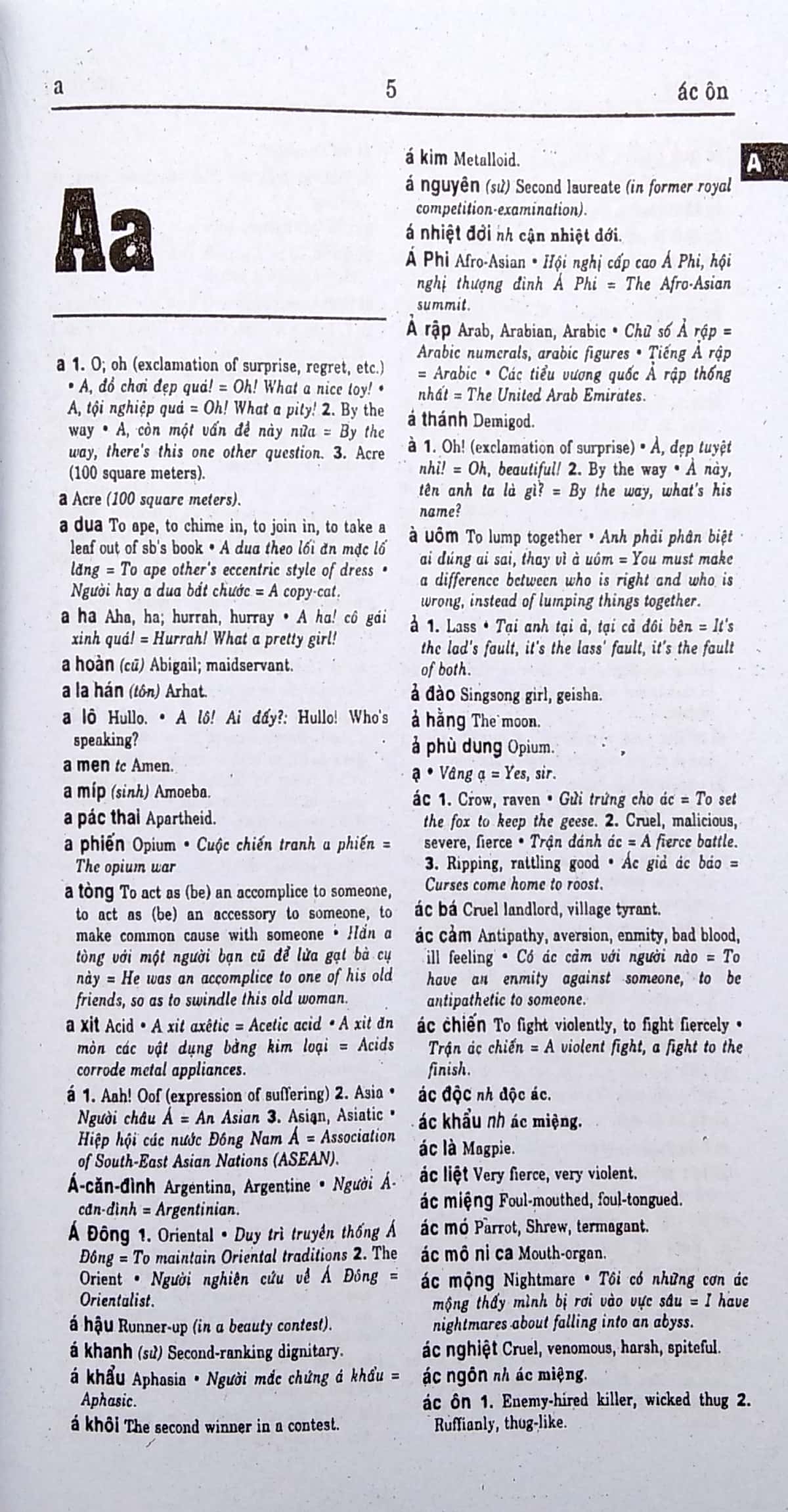 từ điển việt - anh khoàng 289.000 từ